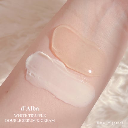 ホワイトトリュフダブルセラムアンドクリーム/ダルバ/フェイスクリームを使ったクチコミ(4枚目)