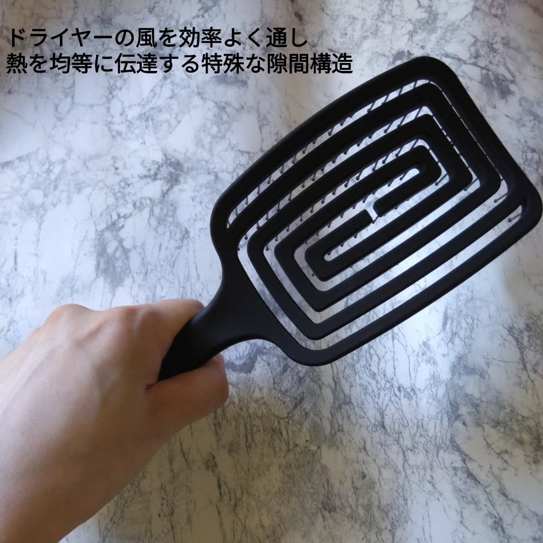 87saku ハナサク 速乾ブラシ/87saku/ヘアブラシを使ったクチコミ(3枚目)