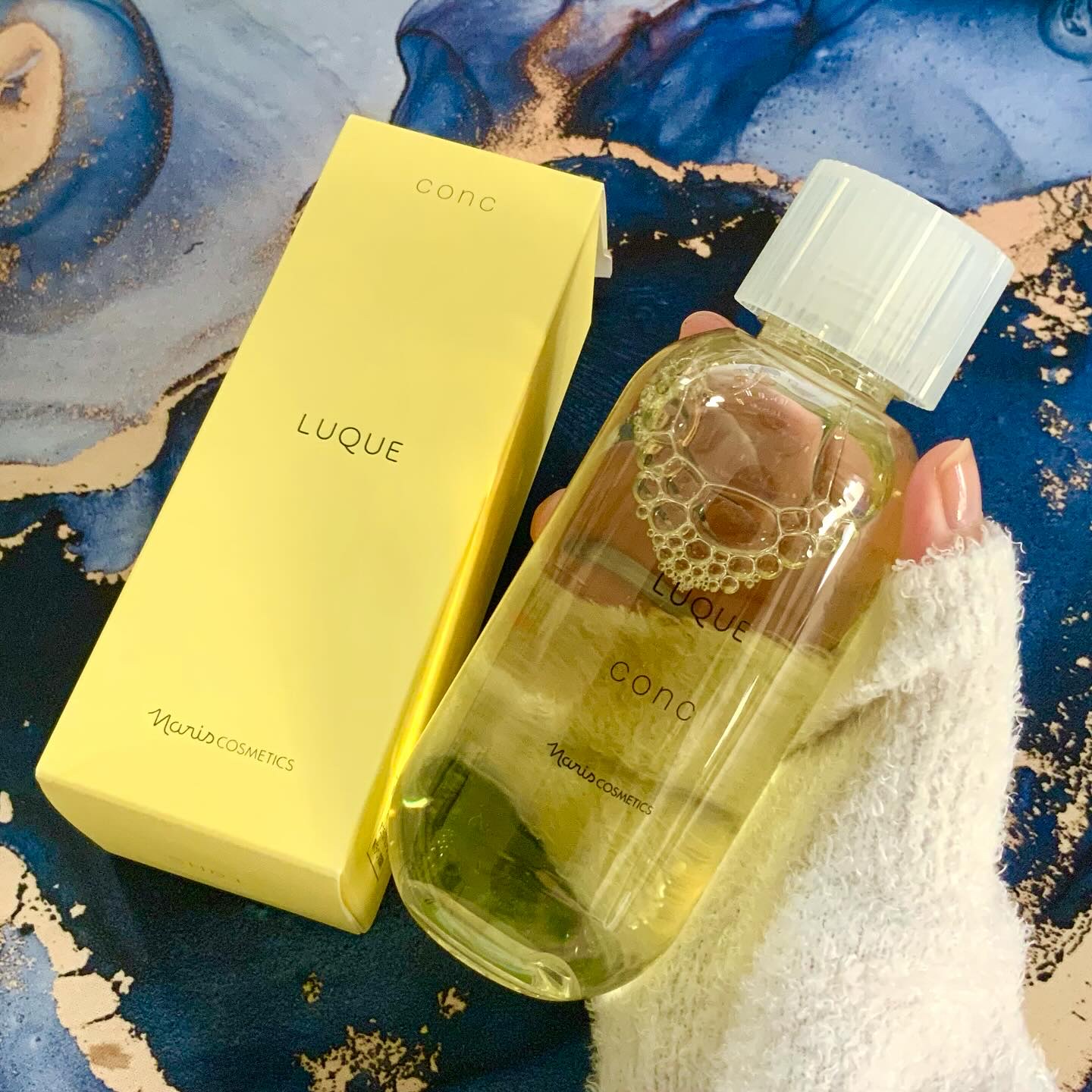 今回使ってみたのはこちら！

「ルクエ　コンク」

経験上、拭き取り化粧水使うと、
普段使ってるスキンケアの肌馴染みが良くなるような気がして…正直良い印象しかない☺️笑
あと、肌ゴワゴワっとした感じの時にも割とオススメですね〜♫

実際に洗