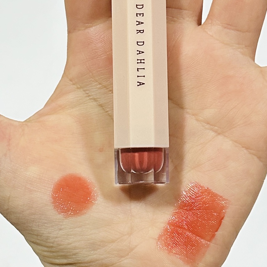 ブルーミングエディション サテングローリップ ステイン/DEAR DAHLIA/口紅を使ったクチコミ（2枚目）