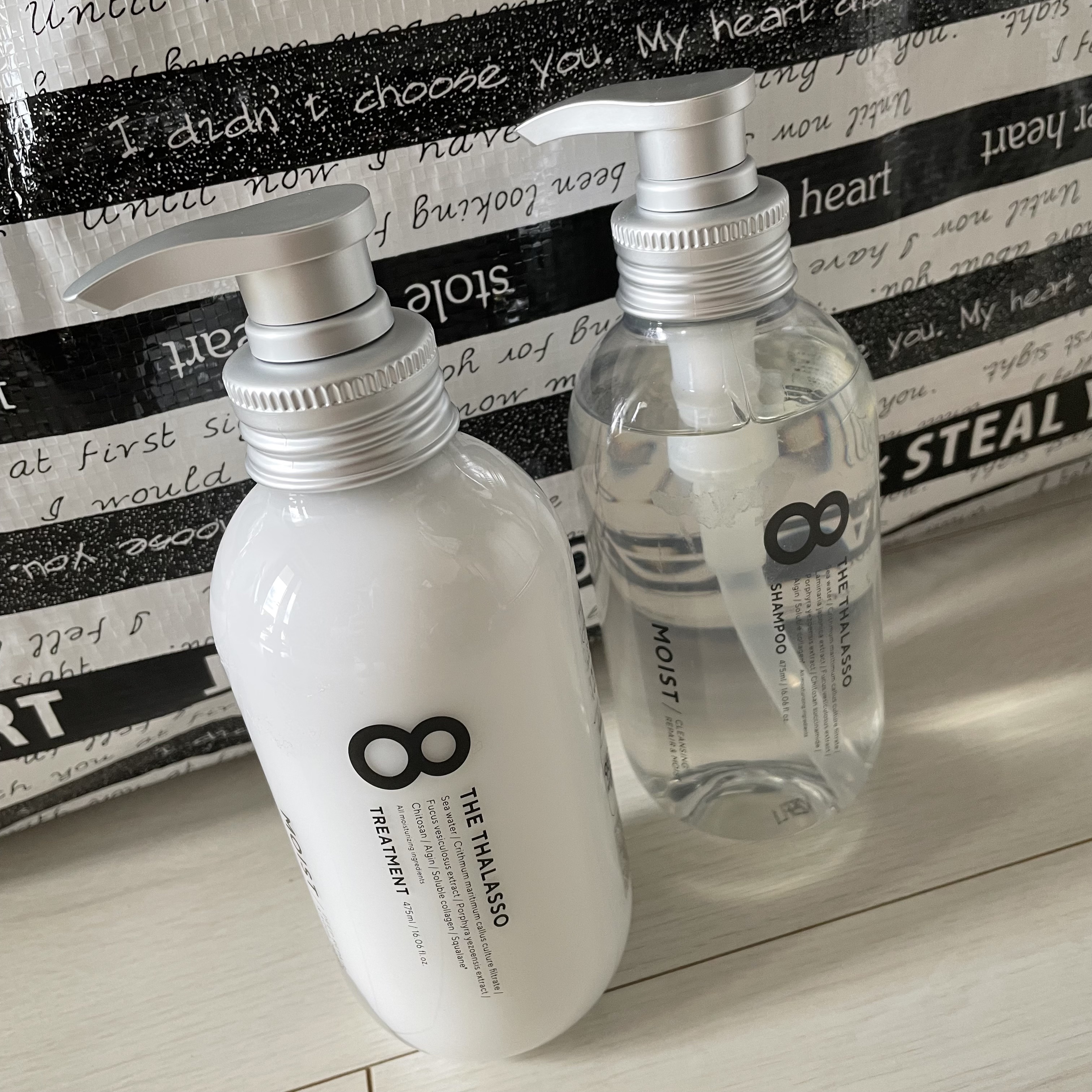 エイトザタラソ クレンジングリペア＆モイスト 美容液シャンプー/ディープリペア＆アクアモイスト 美容液トリートメント/エイトザタラソ/市販シャンプーを使ったクチコミ（1枚目）