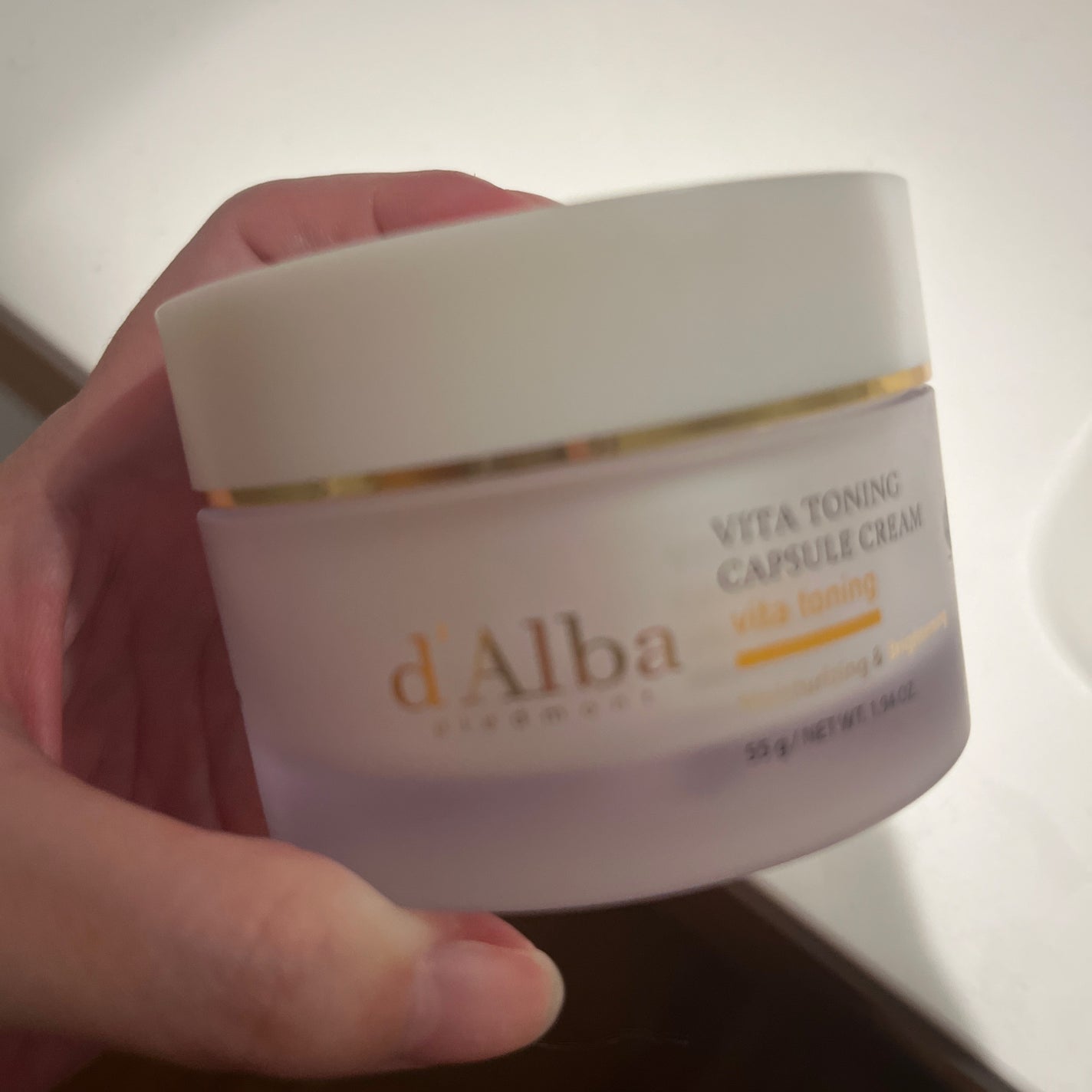 ビタトーニングカプセルクリーム/ダルバ/フェイスクリームを使ったクチコミ(1枚目)