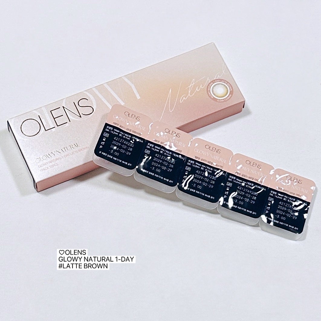 Glowy Natural 1Day/OLENS/カラーコンタクトレンズを使ったクチコミ(5枚目)