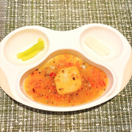 ナナ on LIPS 「優日の離乳食、𝟥回食を𝟣𝟢ヶ月の日に合わせてスタートしました🫶..」(2枚目)