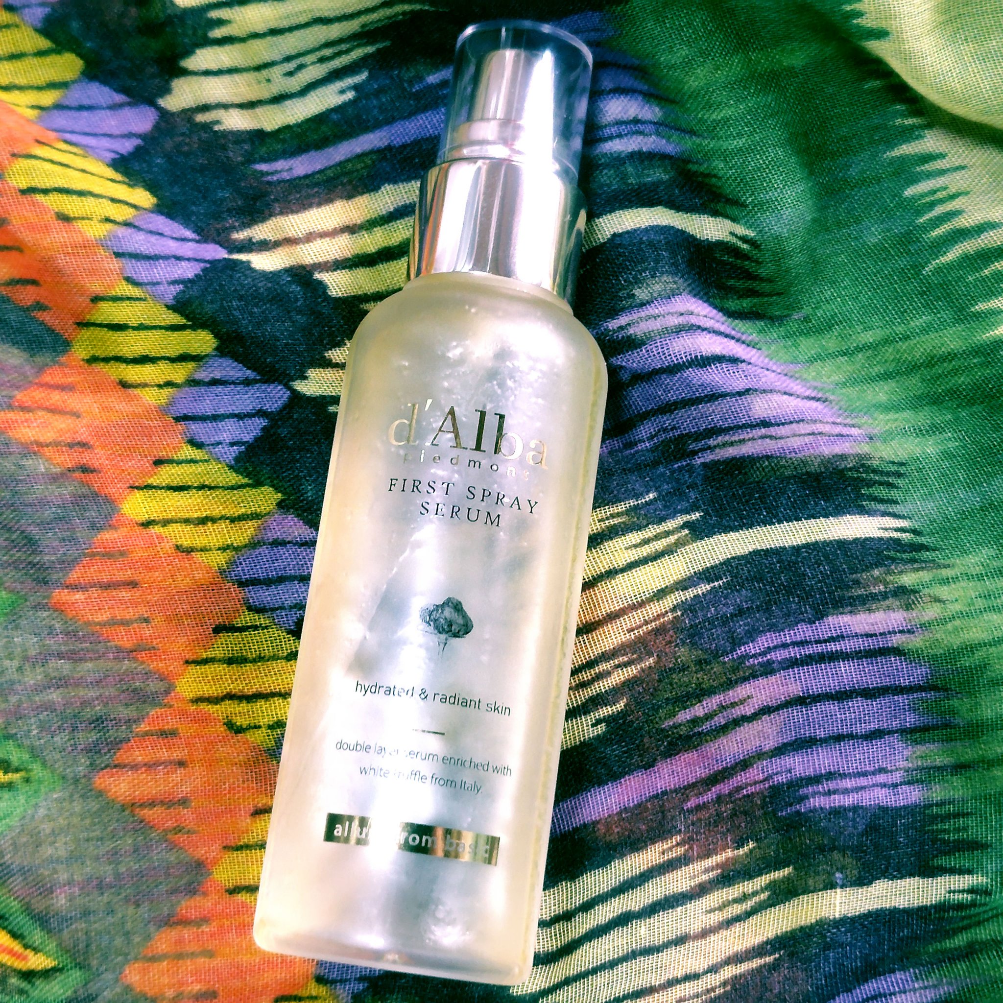 ダルバ ホワイトトリュフファーストスプレーセラム/ダルバ/ミスト状化粧水を使ったクチコミ（1枚目）