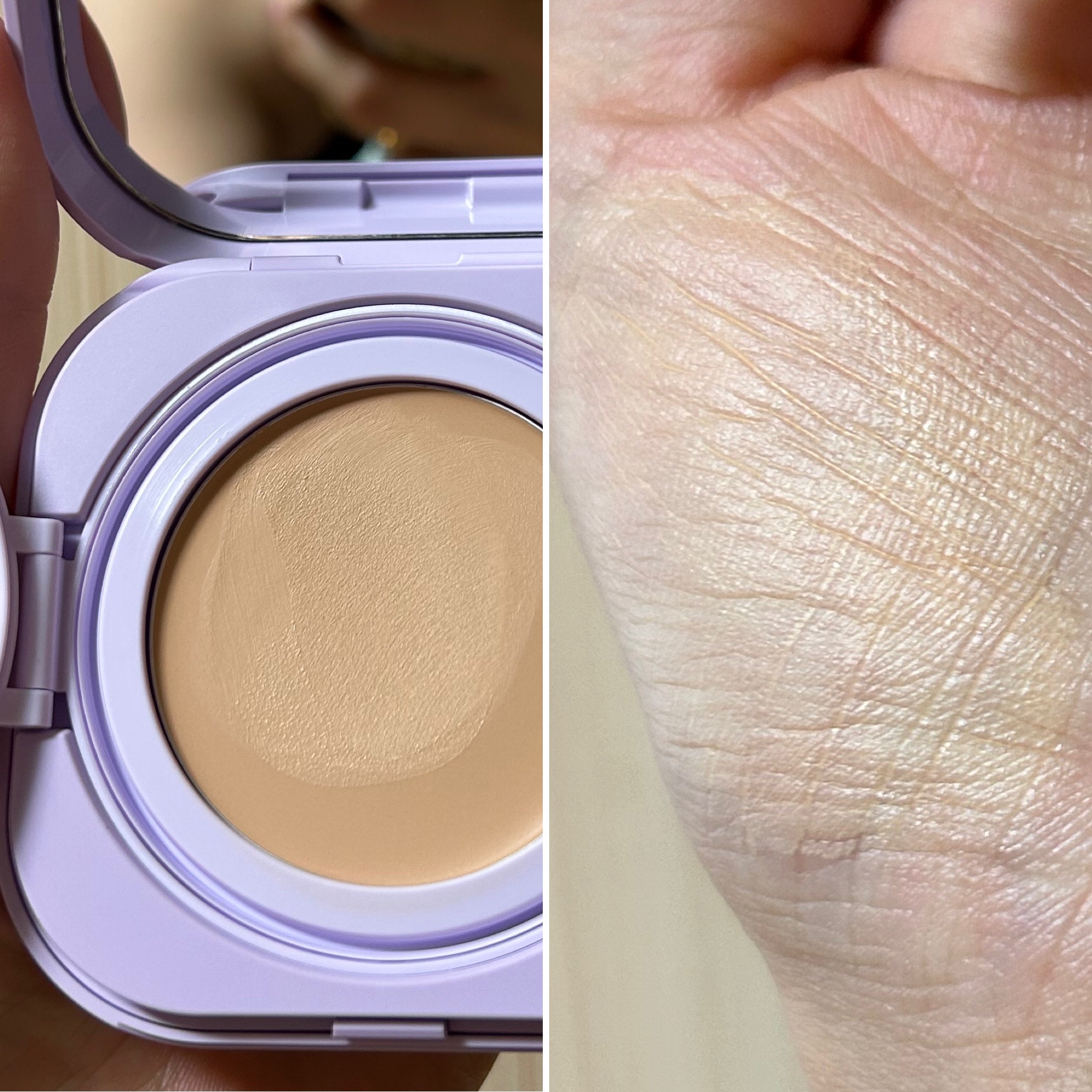 SPステイ クリームパクト ファンデーション/MAYBELLINE NEW YORK/クリーム・エマルジョンファンデーションを使ったクチコミ（2枚目）