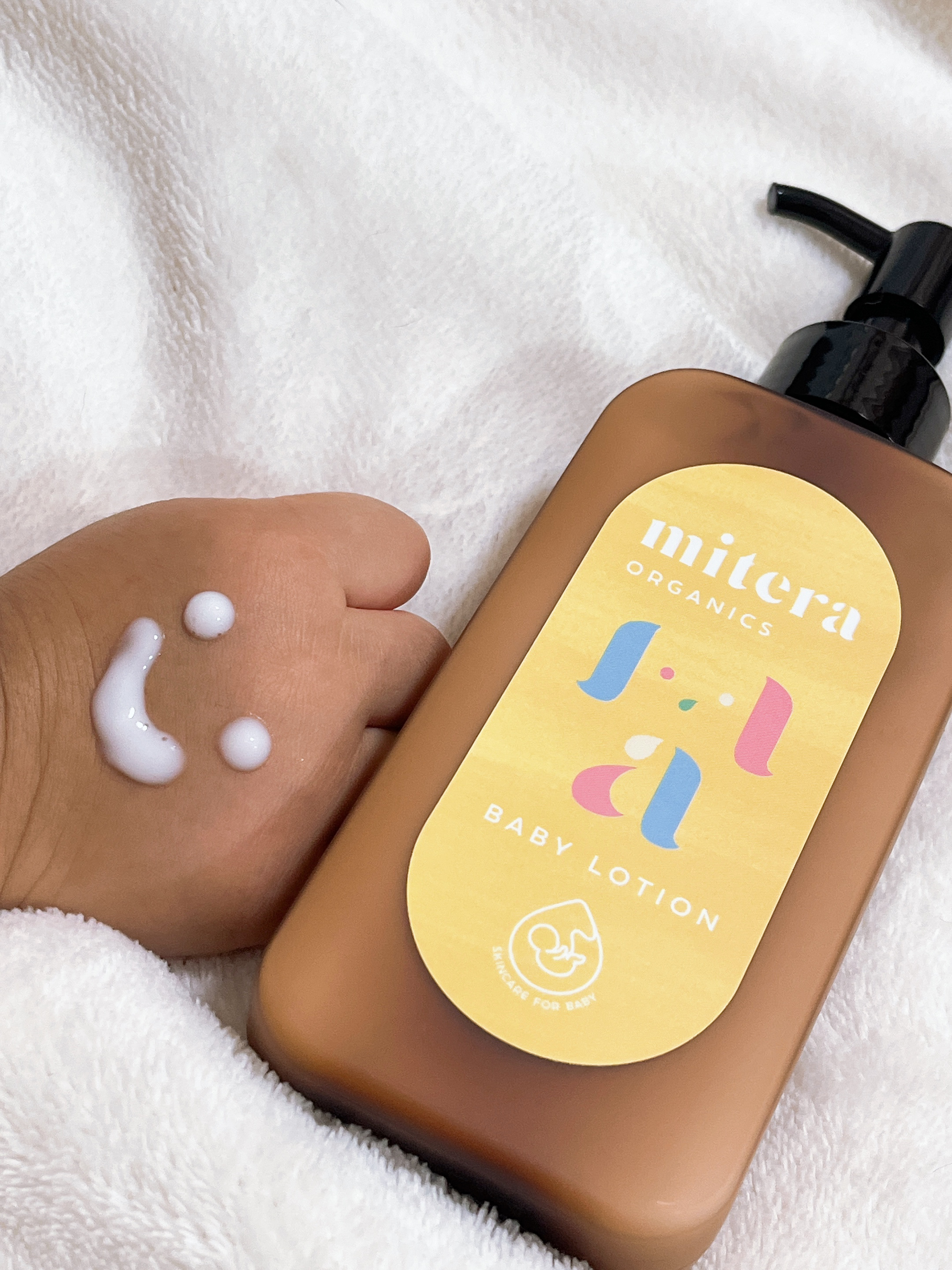 ミテラ オーガニクス　ベビーローション/mitera organics/ボディローションを使ったクチコミ（2枚目）