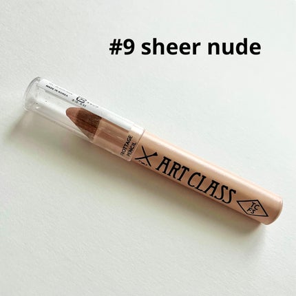 アートクラス フロッタージュペンシル #9 Sheer Nude(シアーヌード)/too cool for school/スティックアイシャドウの画像