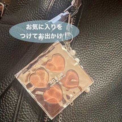 ミニアイシャドウパレット/and us/アイシャドウパレットを使ったクチコミ(5枚目)