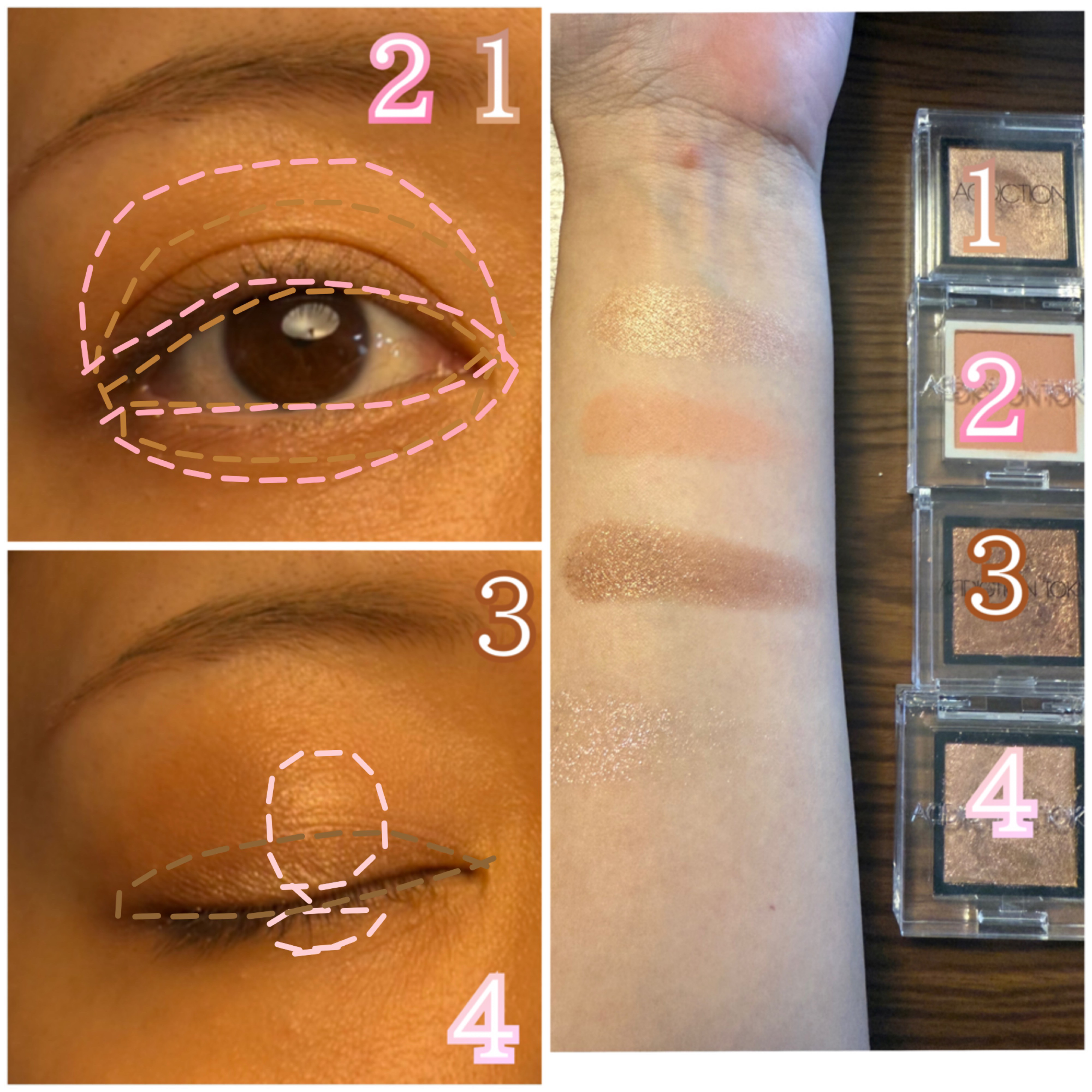 アディクション ザ アイシャドウ スパークル/ADDICTION/単色アイシャドウを使ったクチコミ（3枚目）