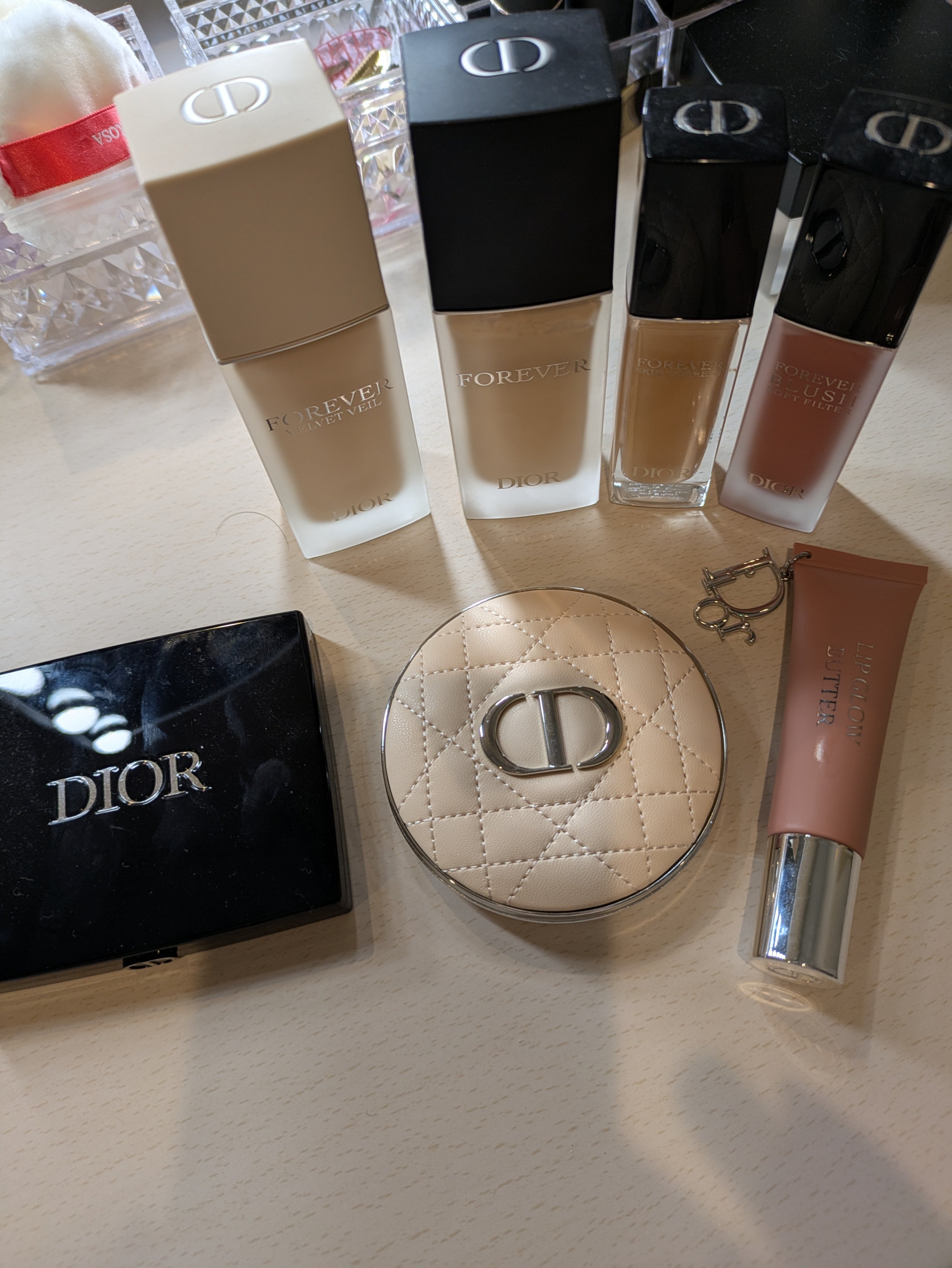 ディオールスキン フォーエヴァー ブラッシュ ソフト フィルター 01 ペタル/Dior/チークを使ったクチコミ（2枚目）