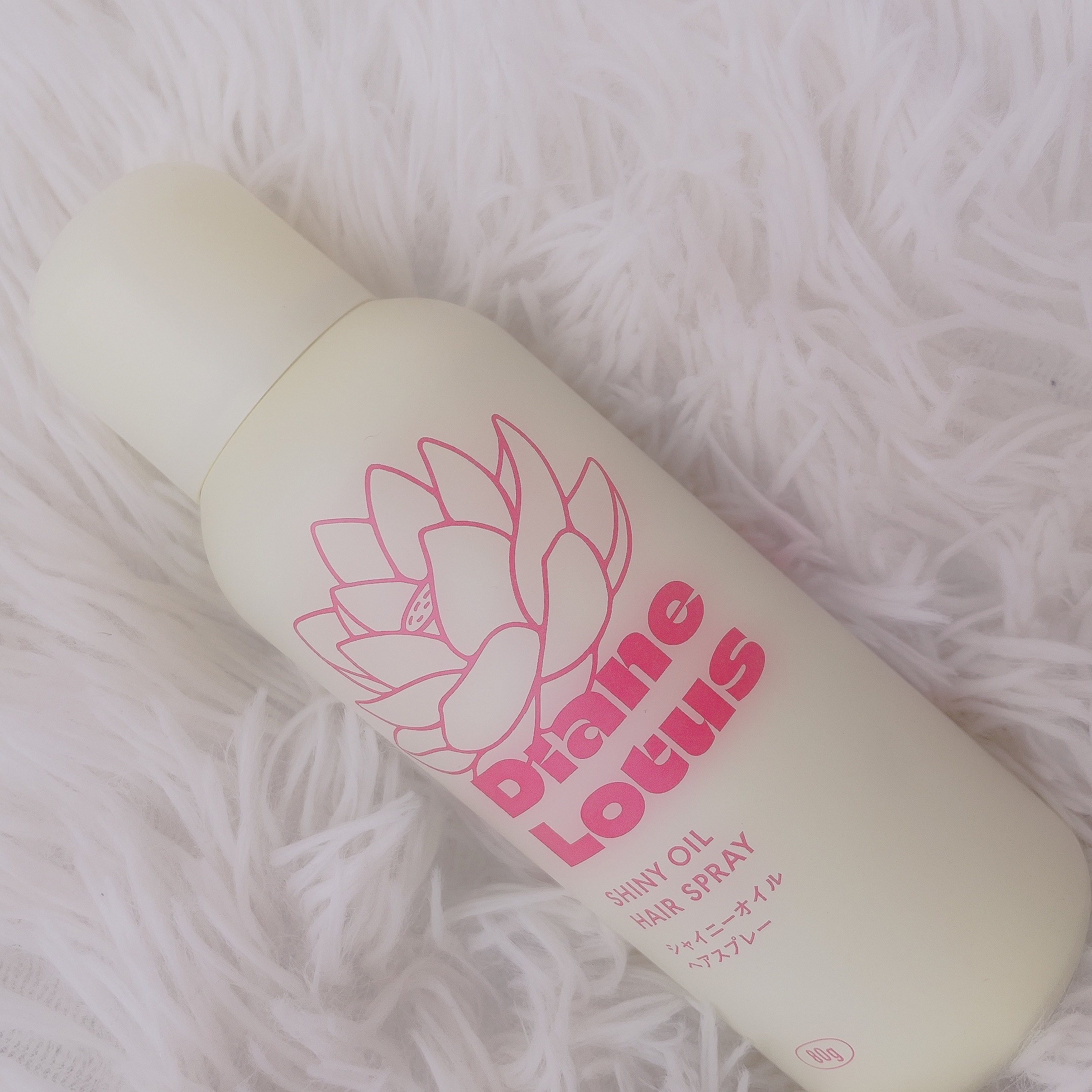 ロータス シャイニーオイル ヘアスプレー ピーチ＆ホワイトティーの香り/ダイアン/ヘアスプレーを使ったクチコミ（1枚目）