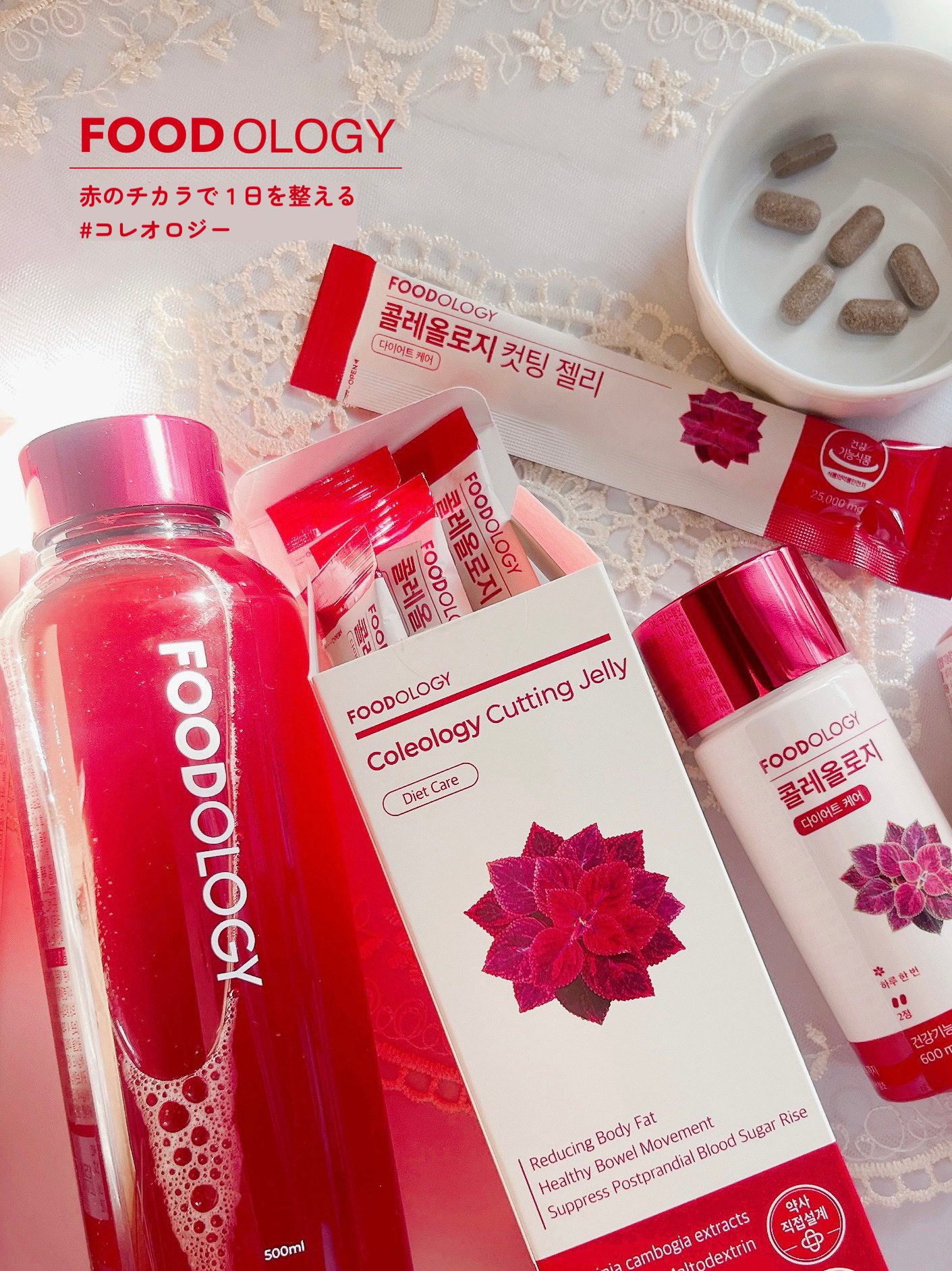コレオロジーカットゼリー/FOODOLOGY/食品を使ったクチコミ（1枚目）