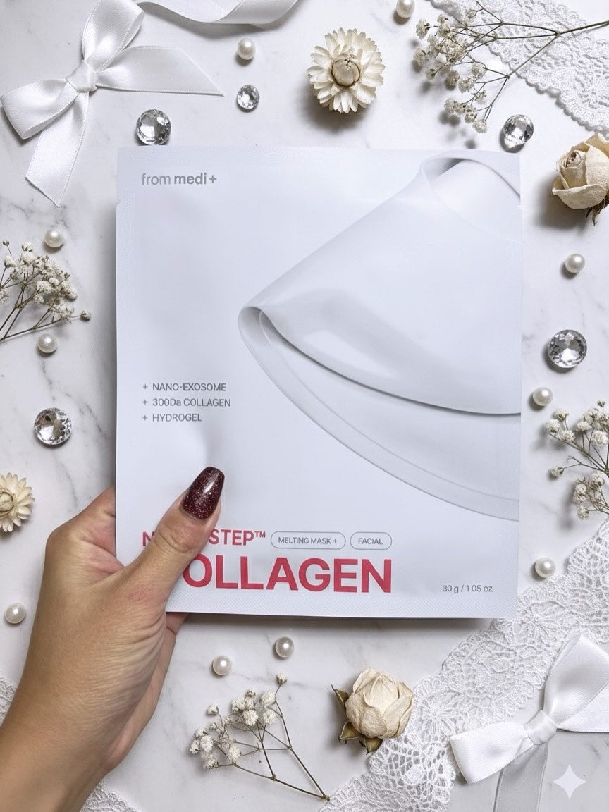 ナノステップ コラーゲン メルティングマスク/from medi+/シートマスク・パックを使ったクチコミ(1枚目)