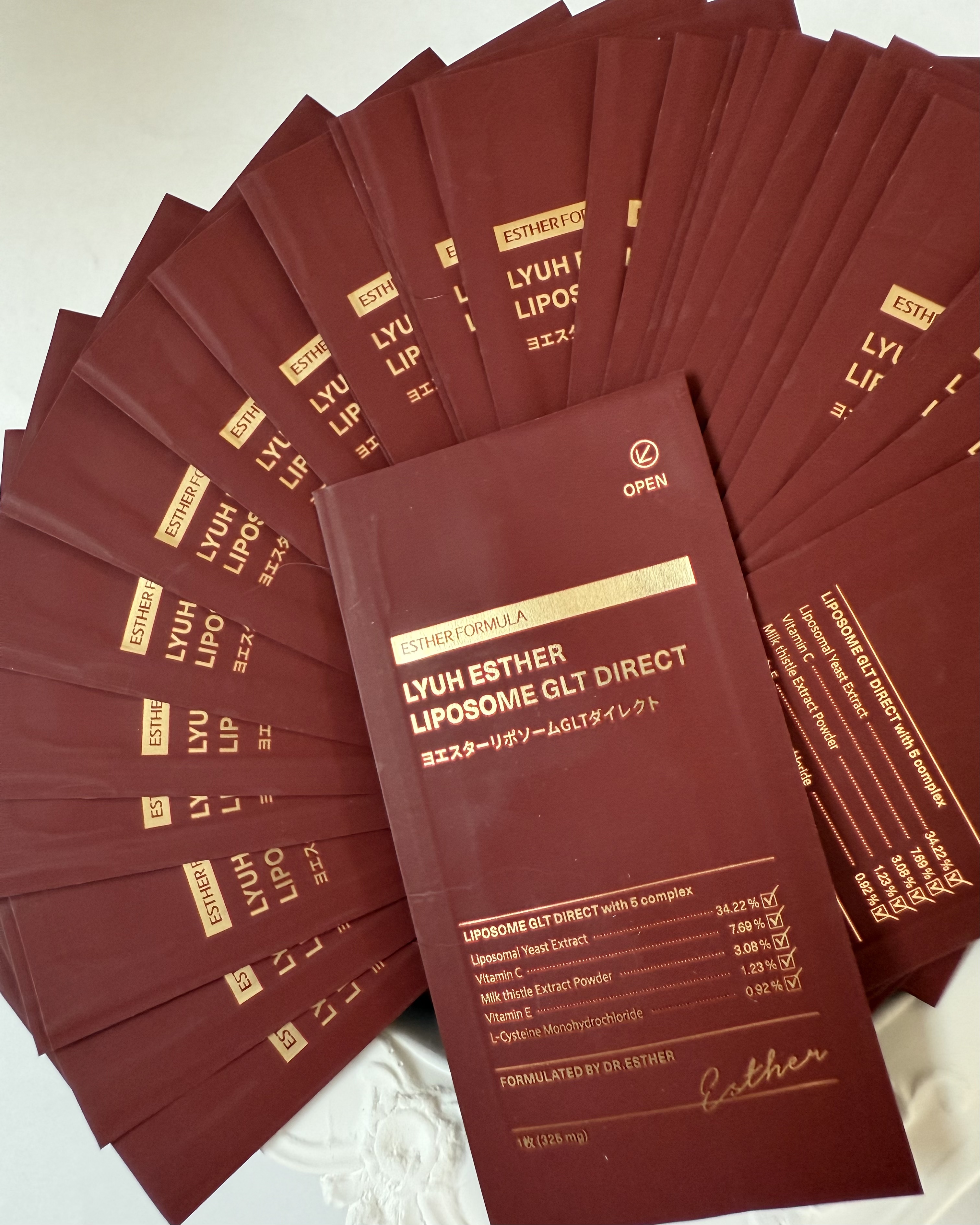 ヨエスターGLTダイレクトウルトラX/ESTHER FORMULA/美容サプリメントを使ったクチコミ（2枚目）