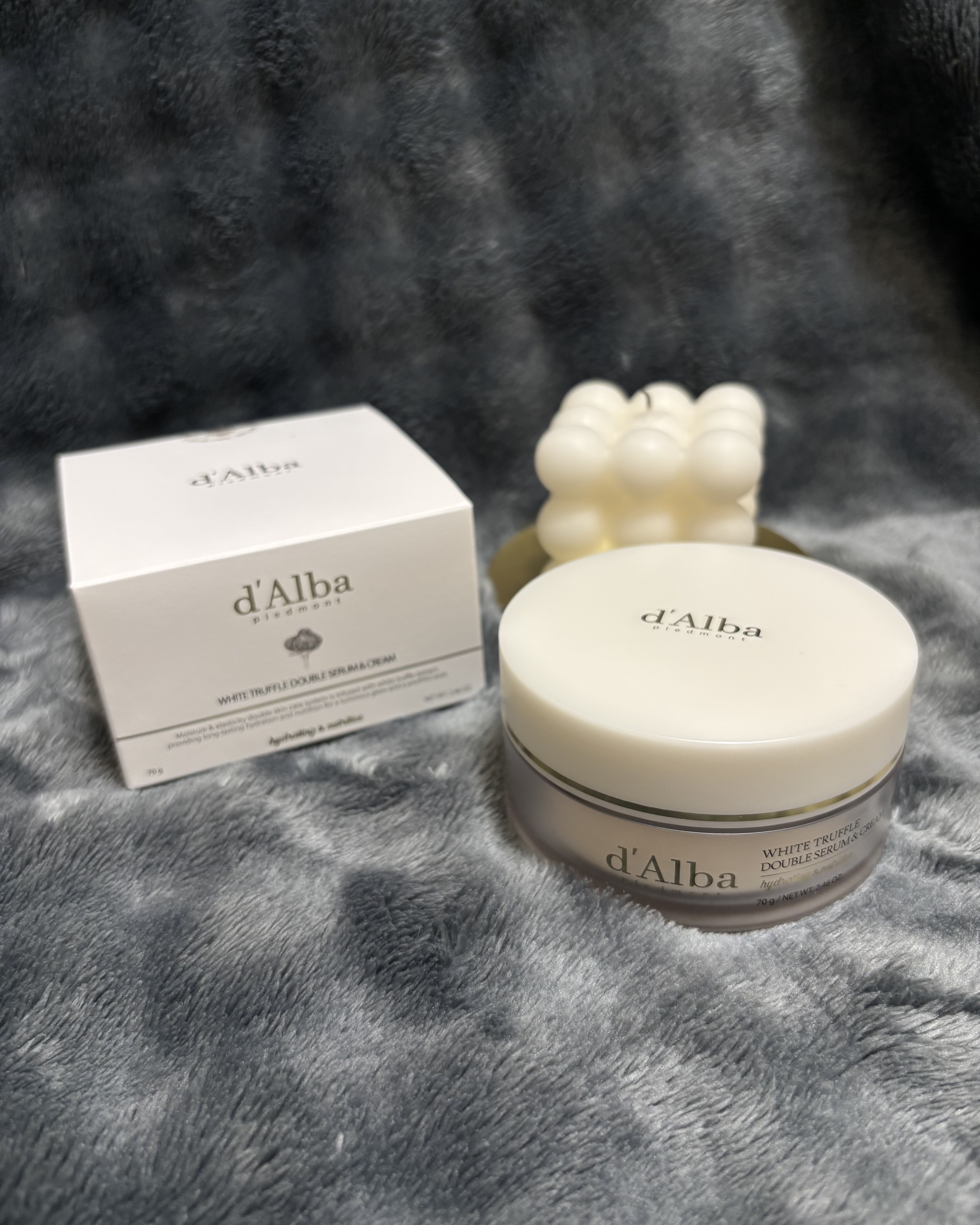 ホワイトトリュフダブルセラムアンドクリーム/ダルバ/フェイスクリームを使ったクチコミ（1枚目）