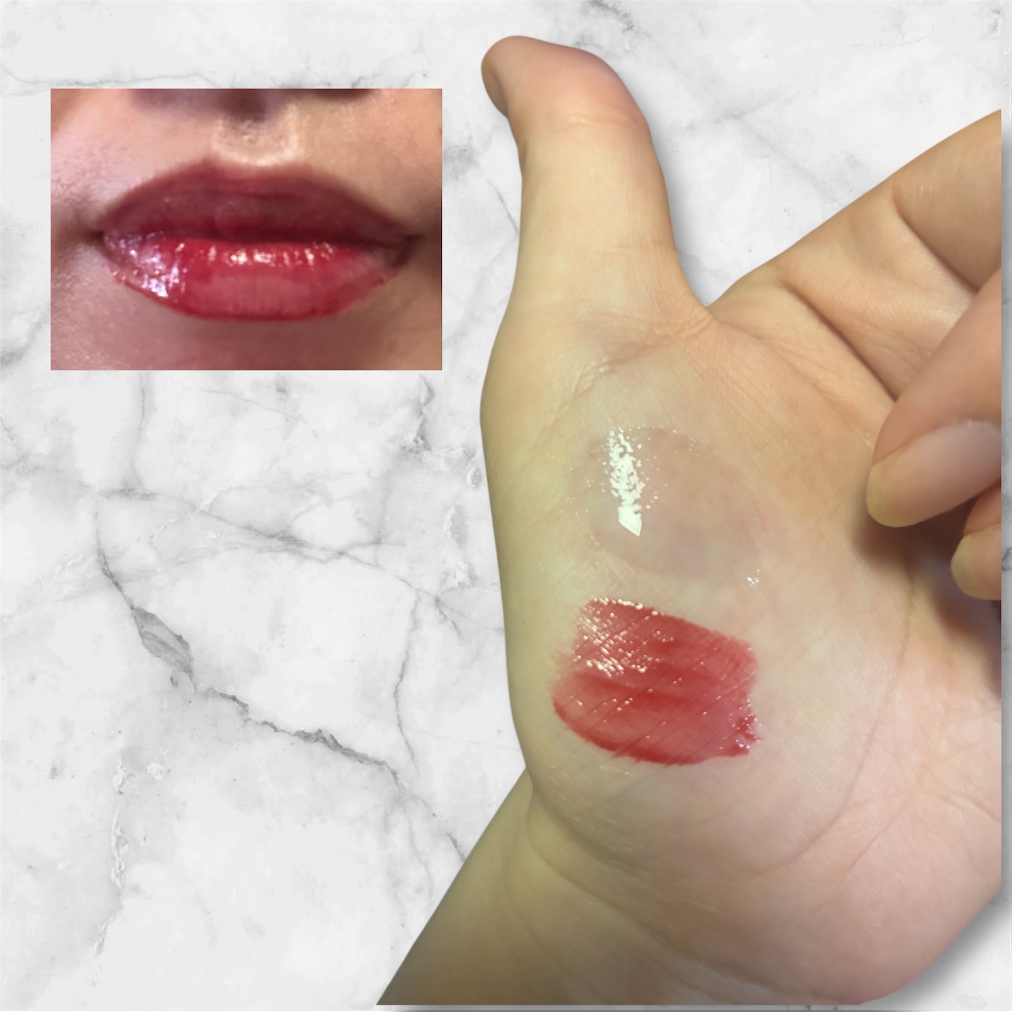 ポッピングバルーンティント/Laka/リップティントを使ったクチコミ（3枚目）