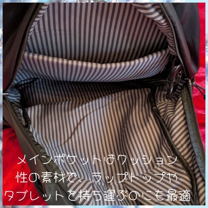 真紅 on LIPS 「MALFY軽量リュックをお試しさせて頂きました。こちらは軽くて..」(4枚目)