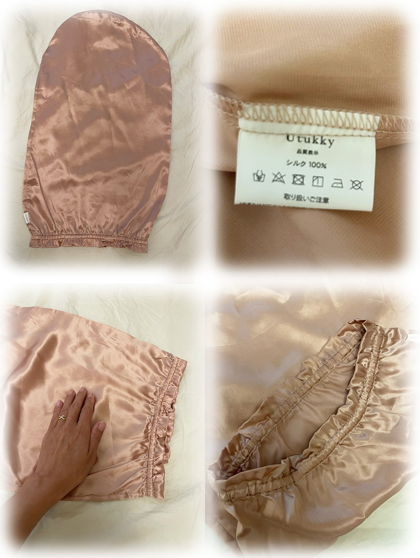 シルクナイトキャップ/Utukky/ヘアケアグッズを使ったクチコミ(3枚目)