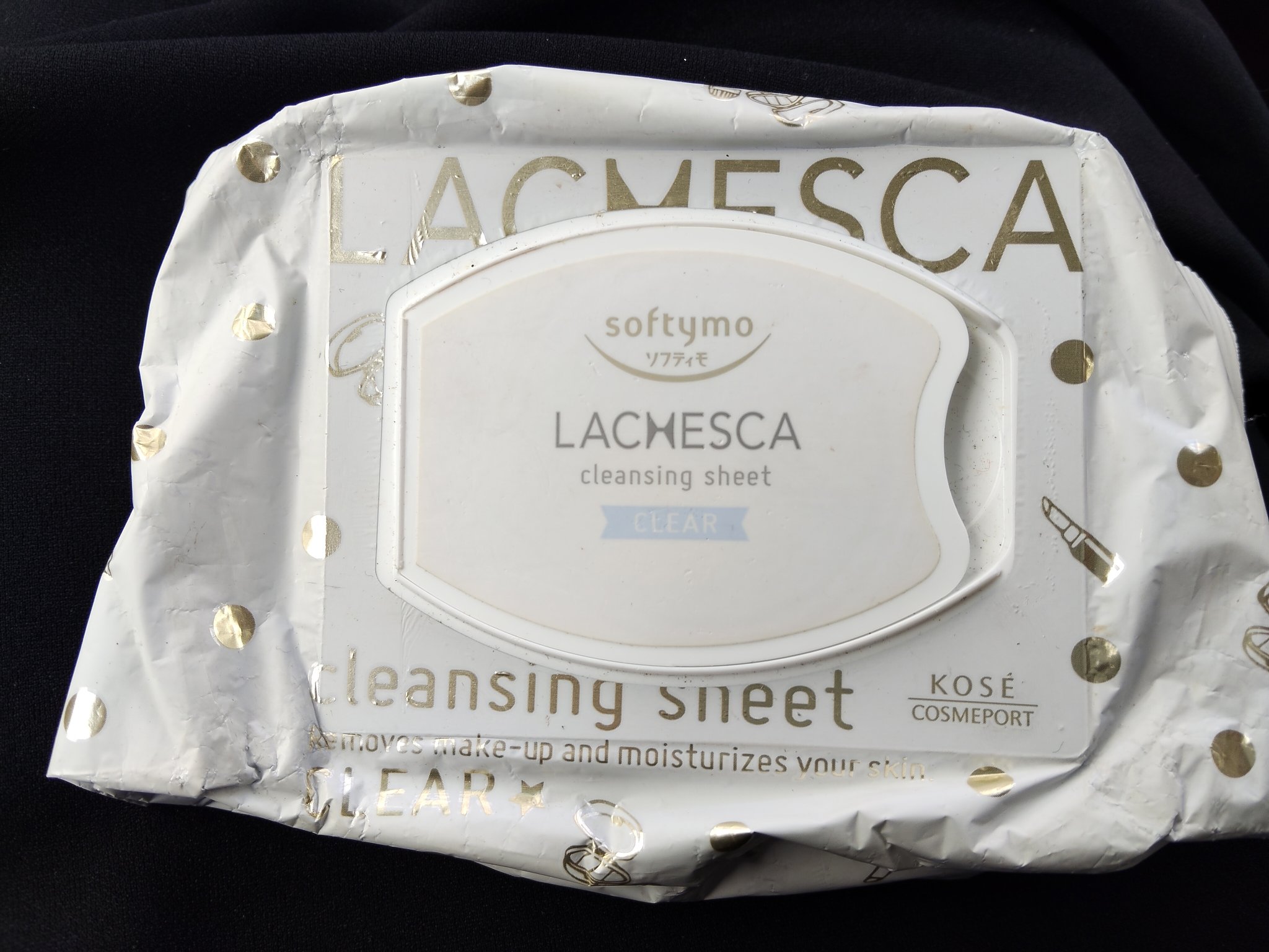水クレンジングシート（クリア）/ラチェスカ/クレンジングシートを使ったクチコミ（1枚目）