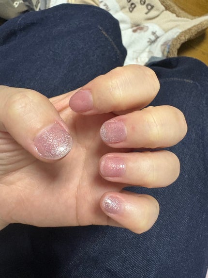 HOMEI ウィークリージェル MG25 Lady Pink Magnet ピンクの約束/HOMEI/ジェルネイルを使ったクチコミ(2枚目)