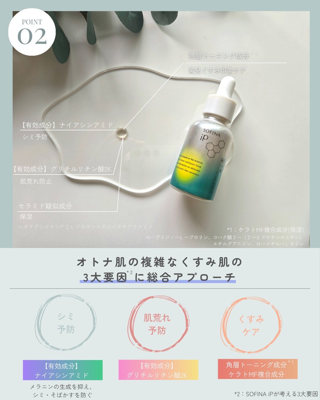 ソフィーナ iP 薬用 角層トーニングセラム/SOFINA iP/美容液を使ったクチコミ(4枚目)