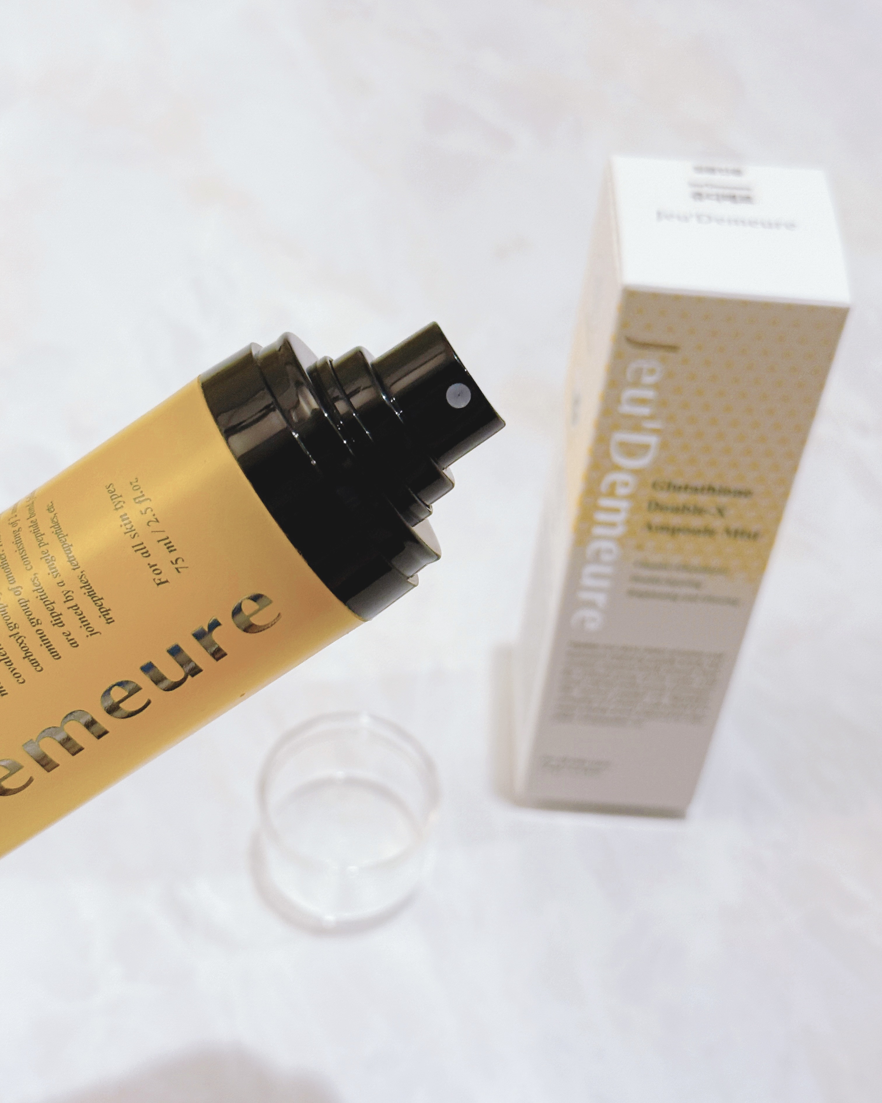 グルタチオン ダブルX アンプル ミスト/ジュディメール/ブースター・導入液を使ったクチコミ（3枚目）