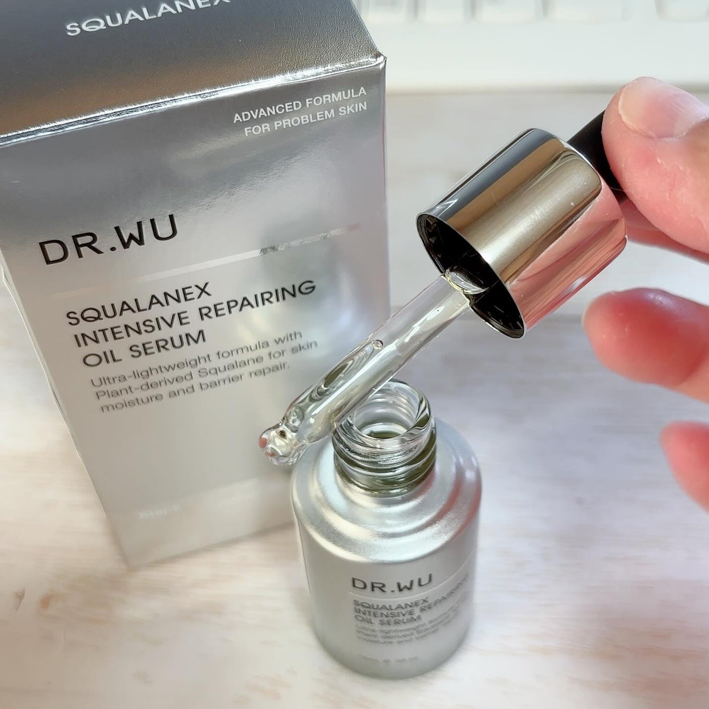 スクワランエクス リペア オイルセラム (旧 エイジバーサル リペア オイルセラム) /DR.WU/フェイスオイルを使ったクチコミ(3枚目)