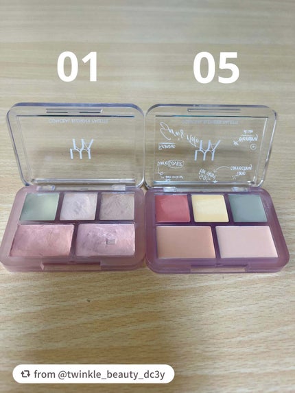 コンシールブレンダーパレット/LUNA/パレットコンシーラーを使ったクチコミ(4枚目)