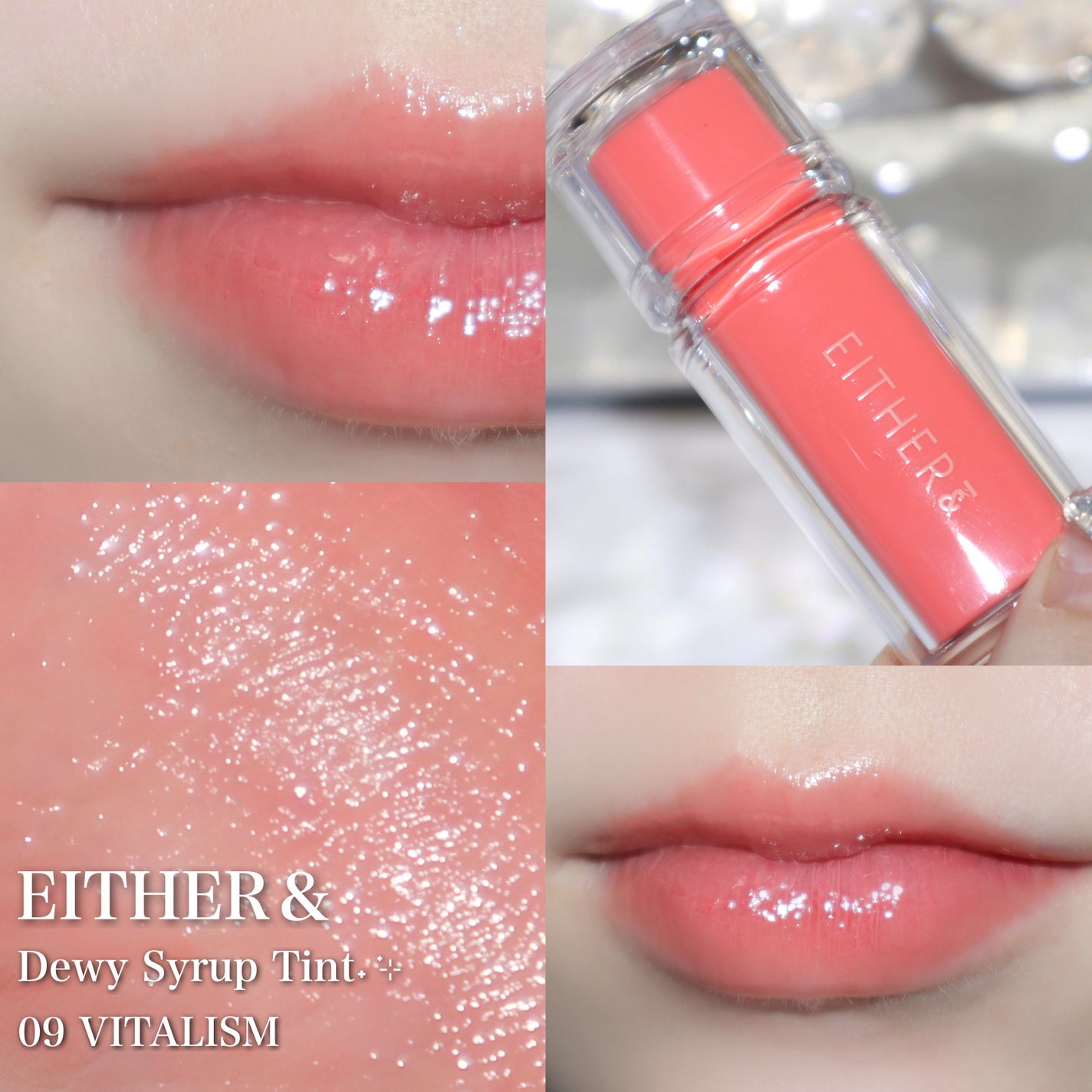 Dewy Syrup Tint/EITHER&/口紅を使ったクチコミ(6枚目)