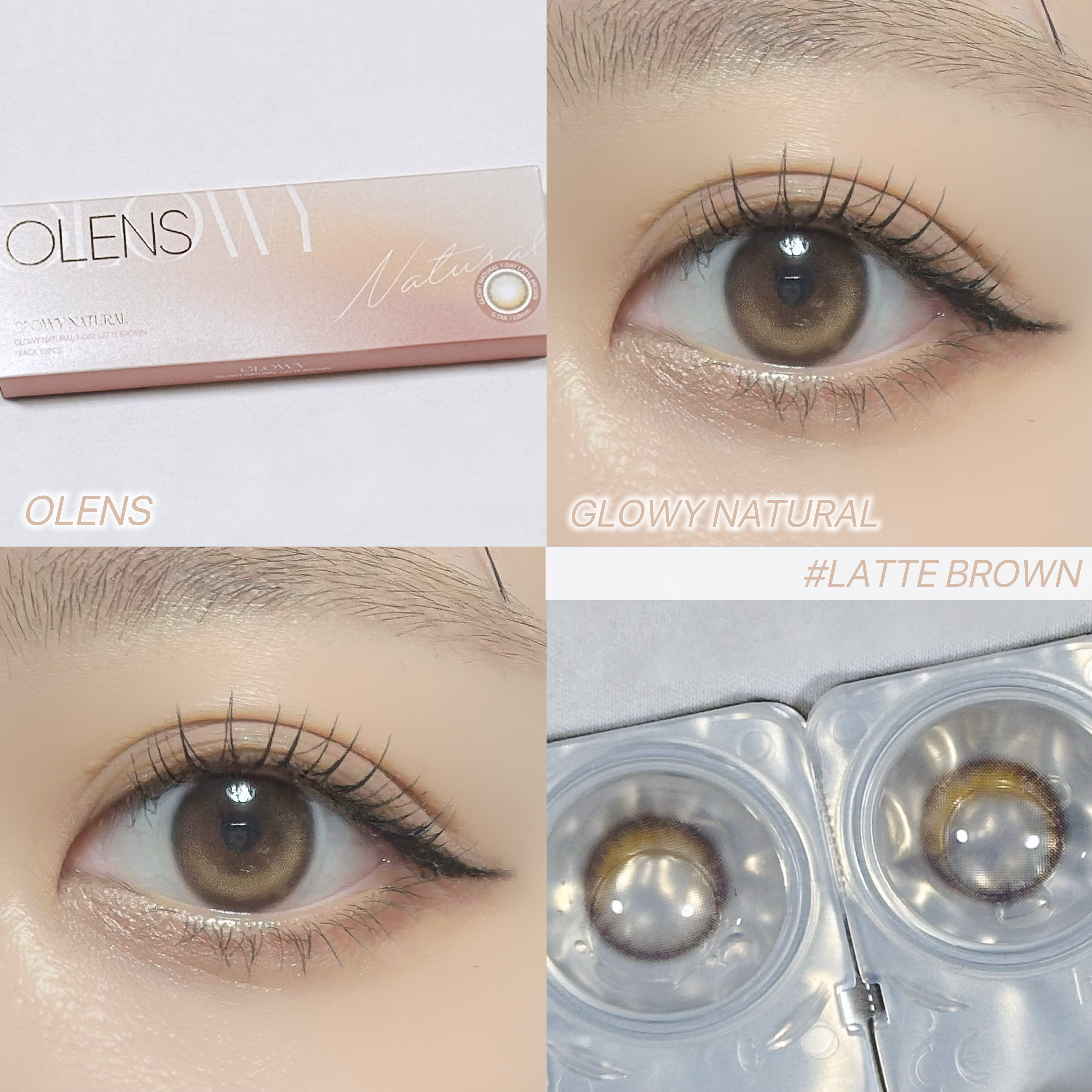 Glowy Natural 1Day/OLENS/カラーコンタクトレンズを使ったクチコミ（1枚目）