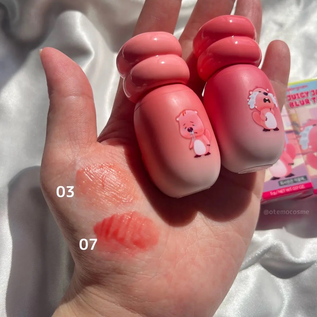 カラーグラム ジューシージャムブラーティント/Colorgram/リップティントを使ったクチコミ（2枚目）