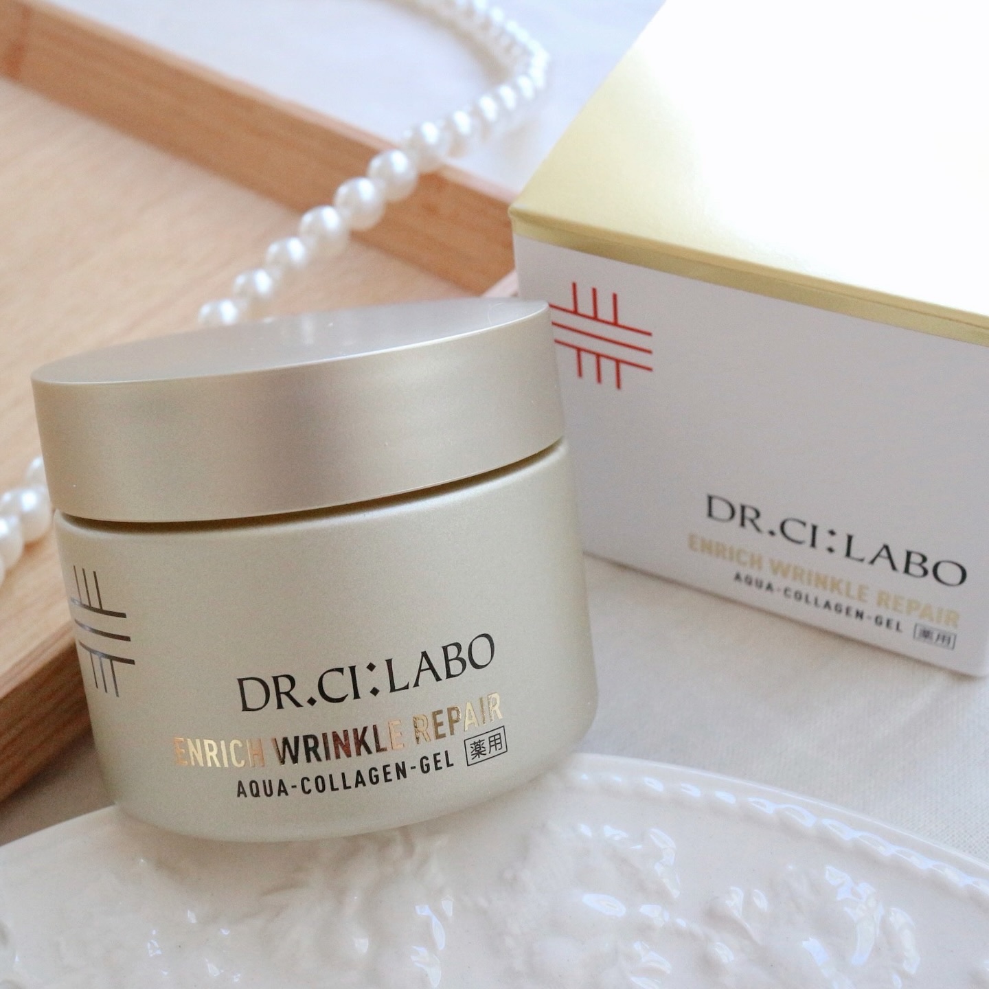 薬用アクアコラーゲンゲル エンリッチリンクルリペア/ドクターシーラボⓇ/フェイスクリームを使ったクチコミ（2枚目）