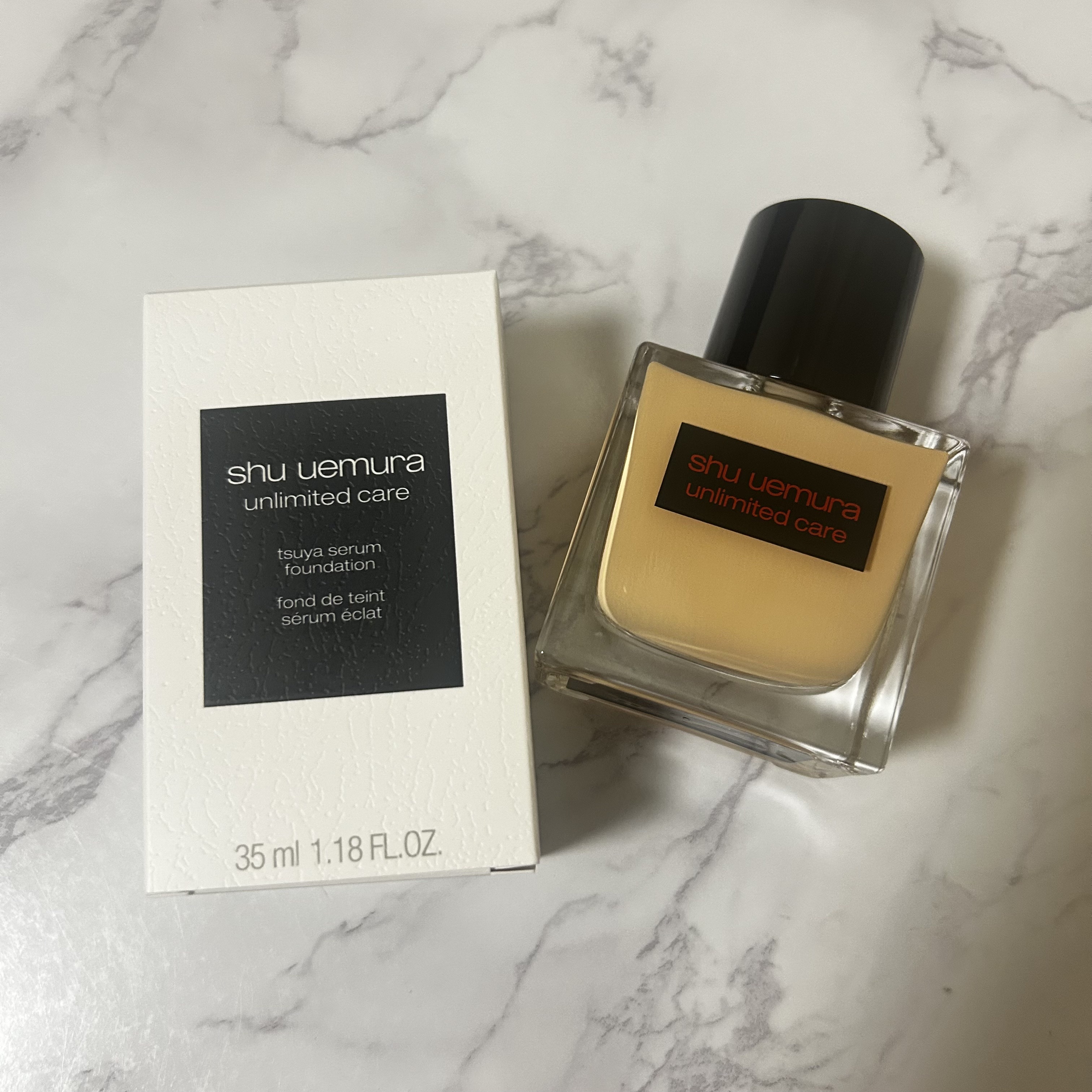 アンリミテッド ケア ツヤ セラム ファンデーション/shu uemura/リキッドファンデーションを使ったクチコミ（1枚目）