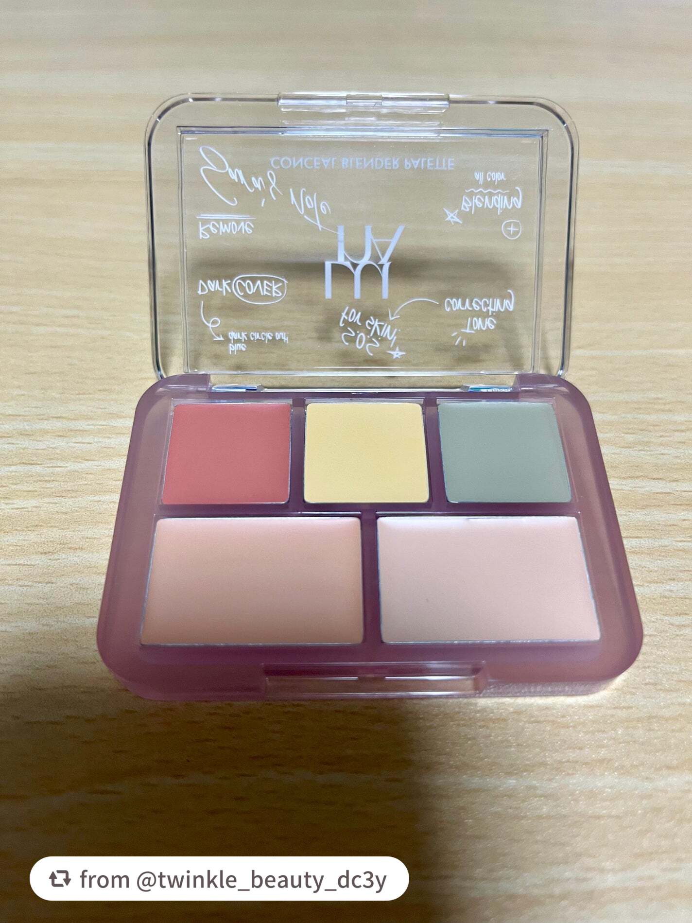 コンシールブレンダーパレット/LUNA/パレットコンシーラーを使ったクチコミ(2枚目)