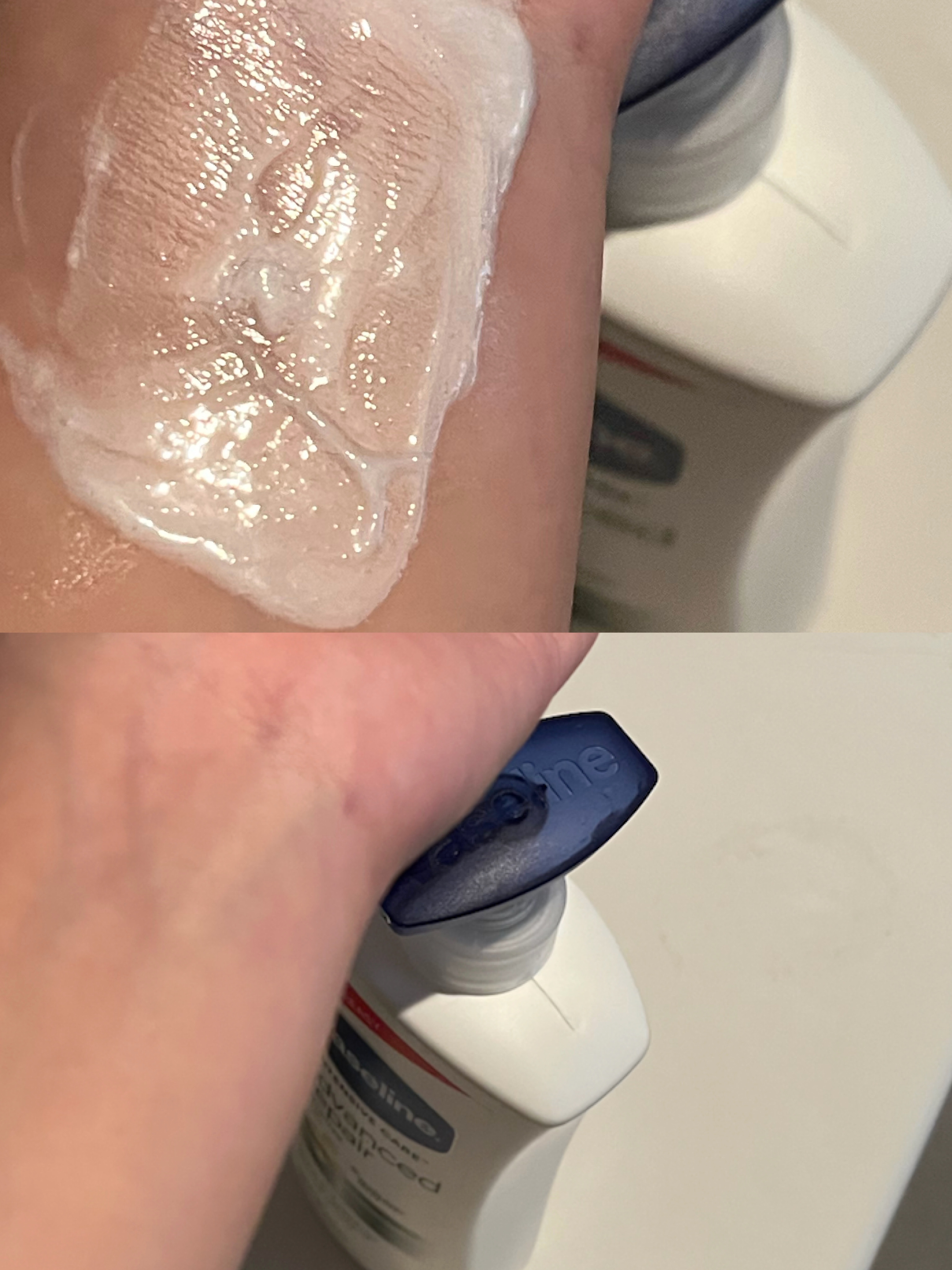 ヴァセリン アドバンスド モイスチャーローション 無香料/ヴァセリン/ボディローションを使ったクチコミ（2枚目）