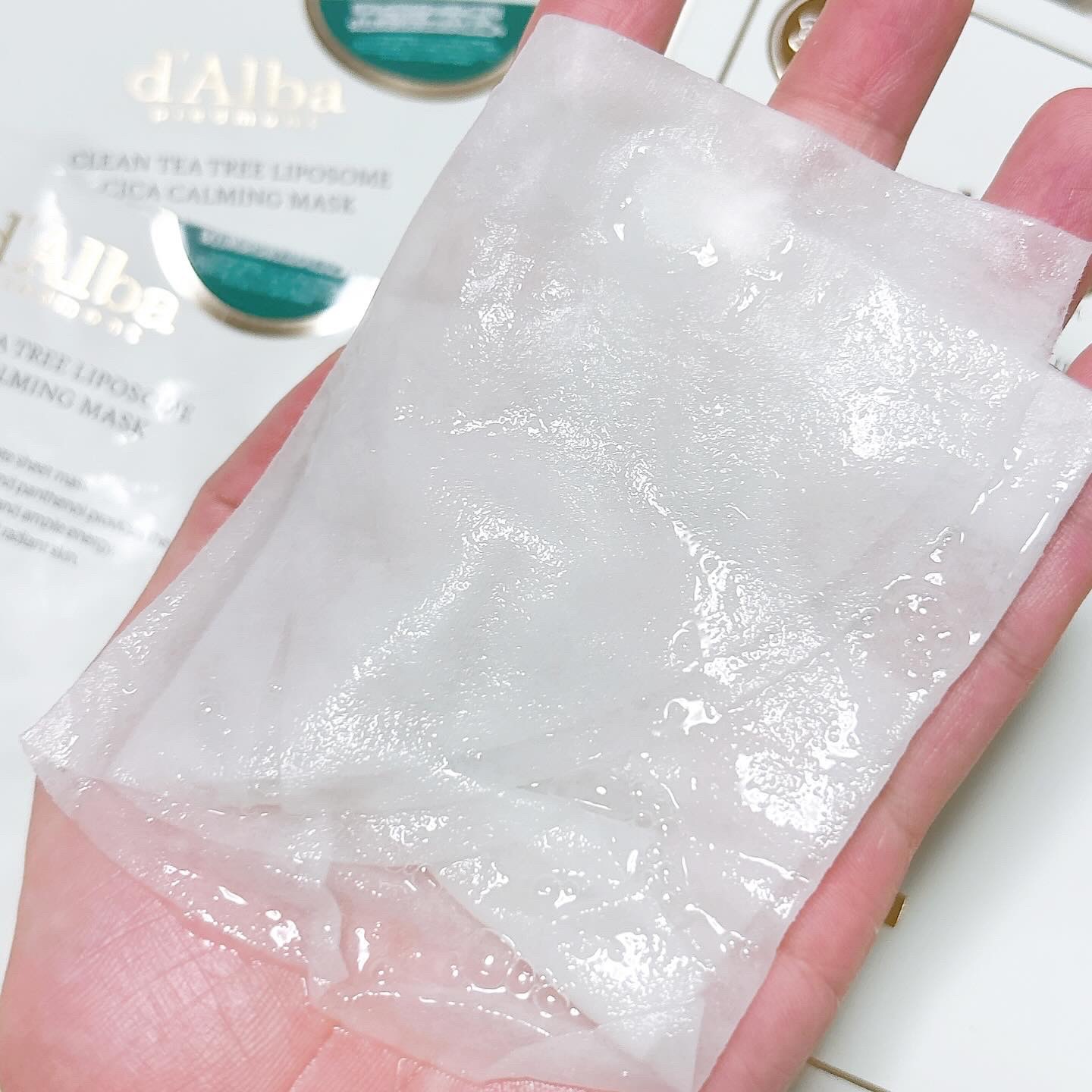 トリートメントマスク CICA/ダルバ/シートマスク・パックを使ったクチコミ（3枚目）