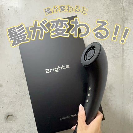 SHOWER DRYER/Brighte/ドライヤーを使ったクチコミ(1枚目)