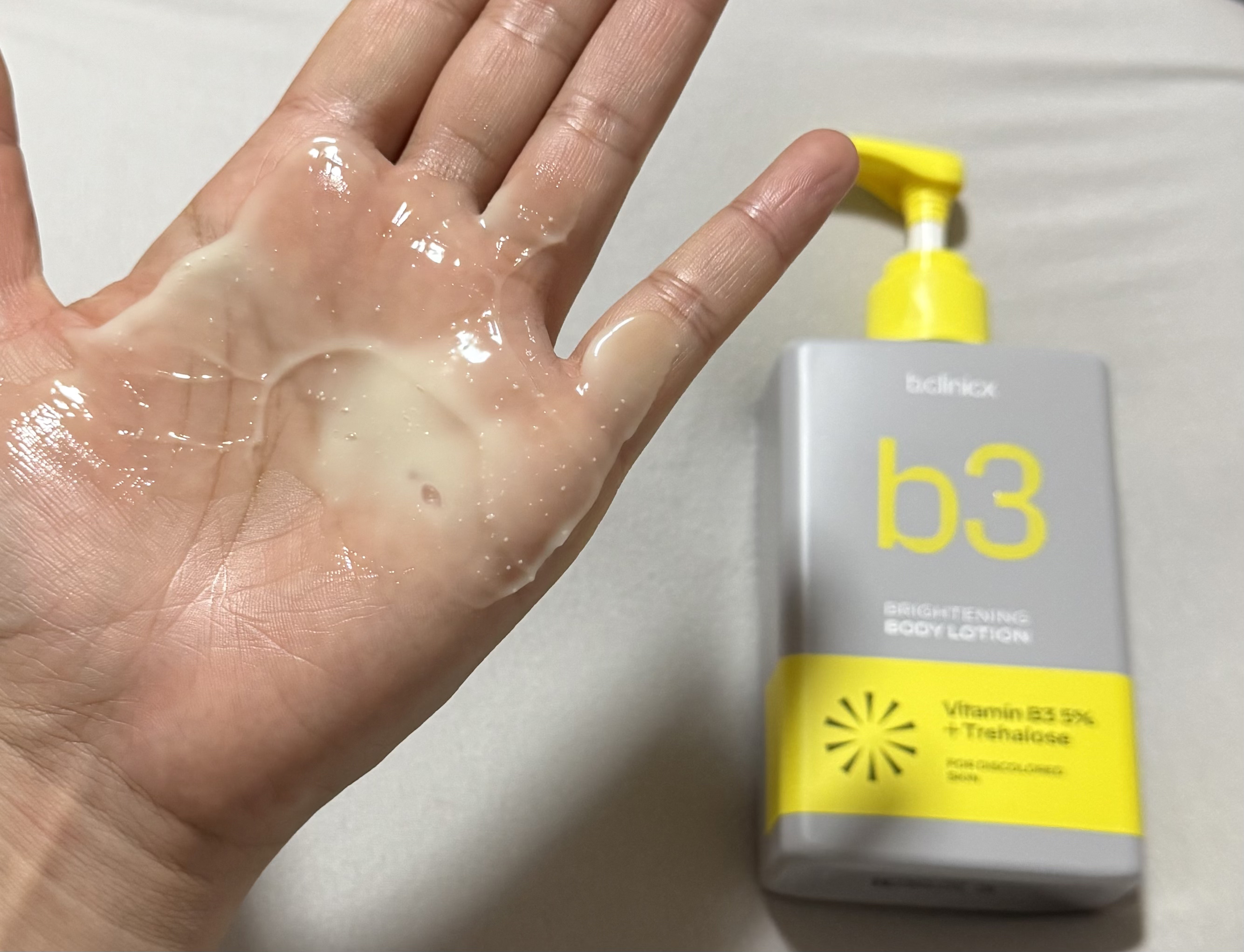 ナイアシンアミド 5% ボディローション/b.clinicx/ボディローションを使ったクチコミ（3枚目）