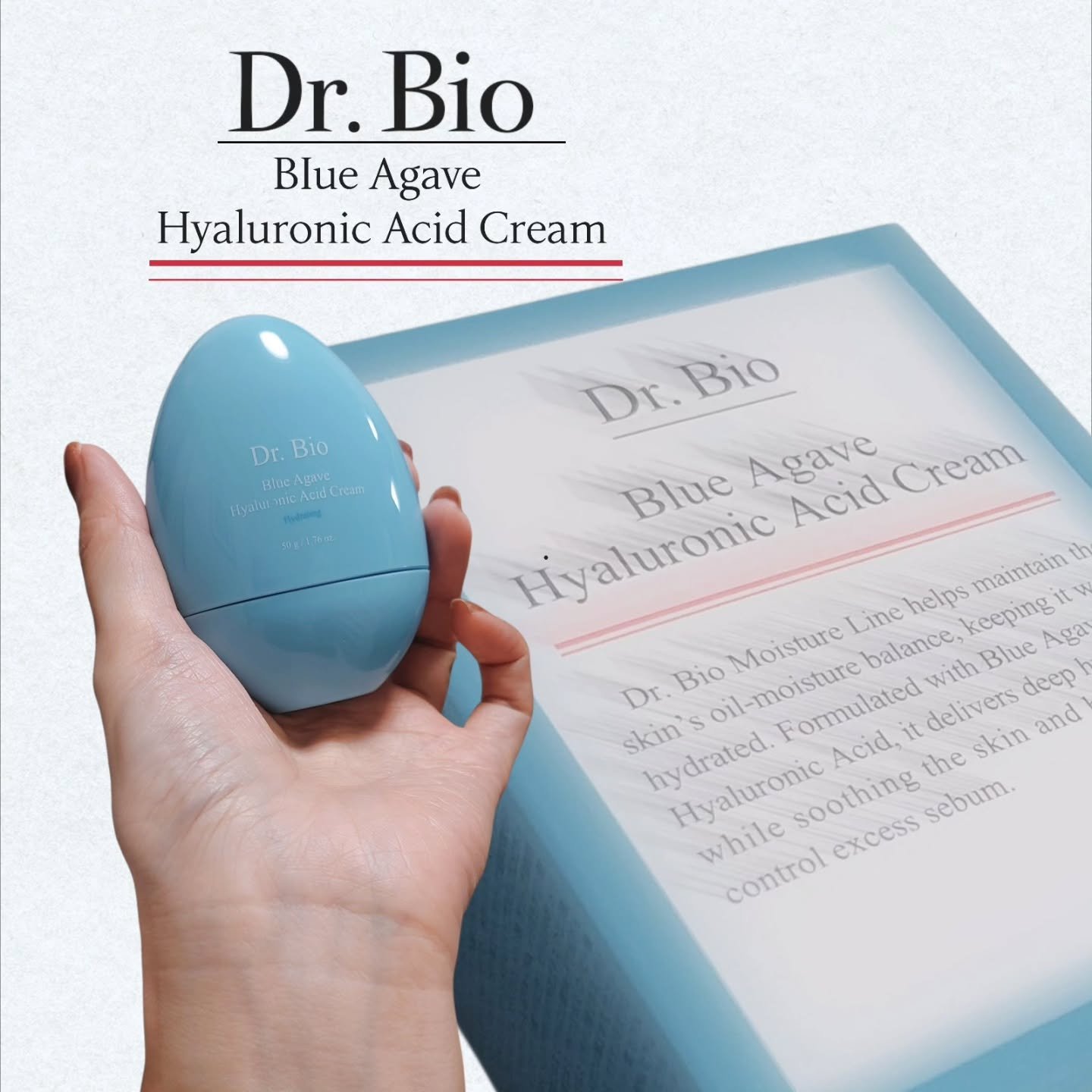 ブルーアガベヒアルロン酸クリーム/Dr.Bio/フェイスクリームを使ったクチコミ（1枚目）