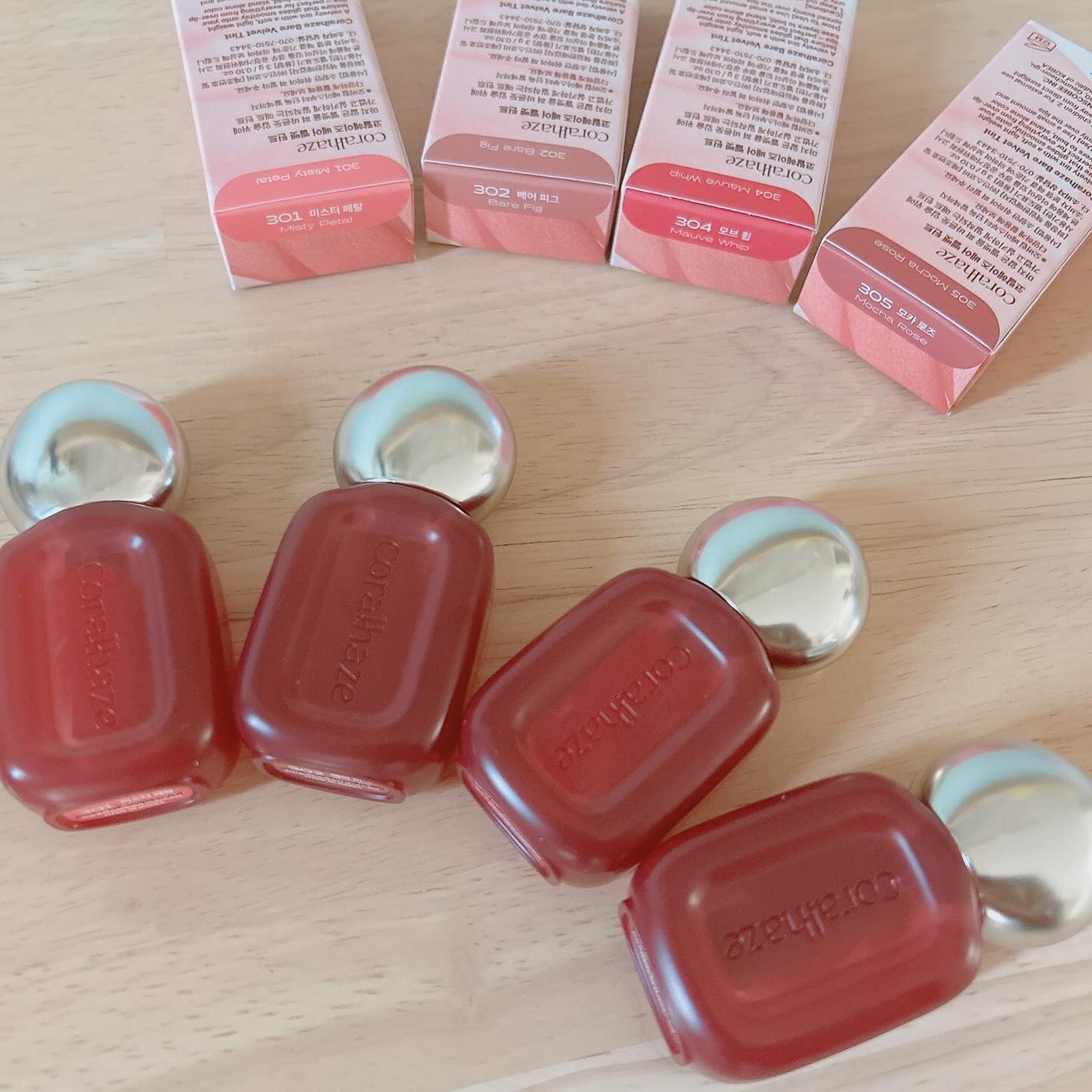 ベア ベルベット ティント/Coralhaze/リップティントを使ったクチコミ(2枚目)