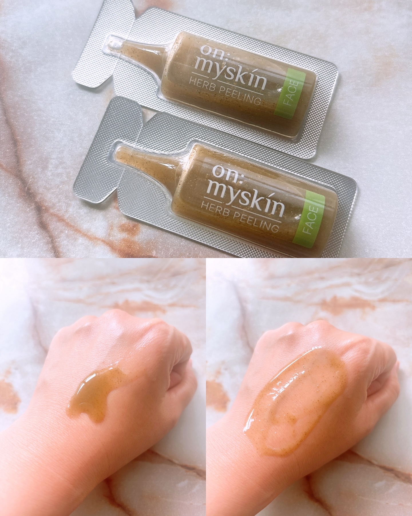 ハーブピーリング/on:myskin/ピーリングを使ったクチコミ（3枚目）