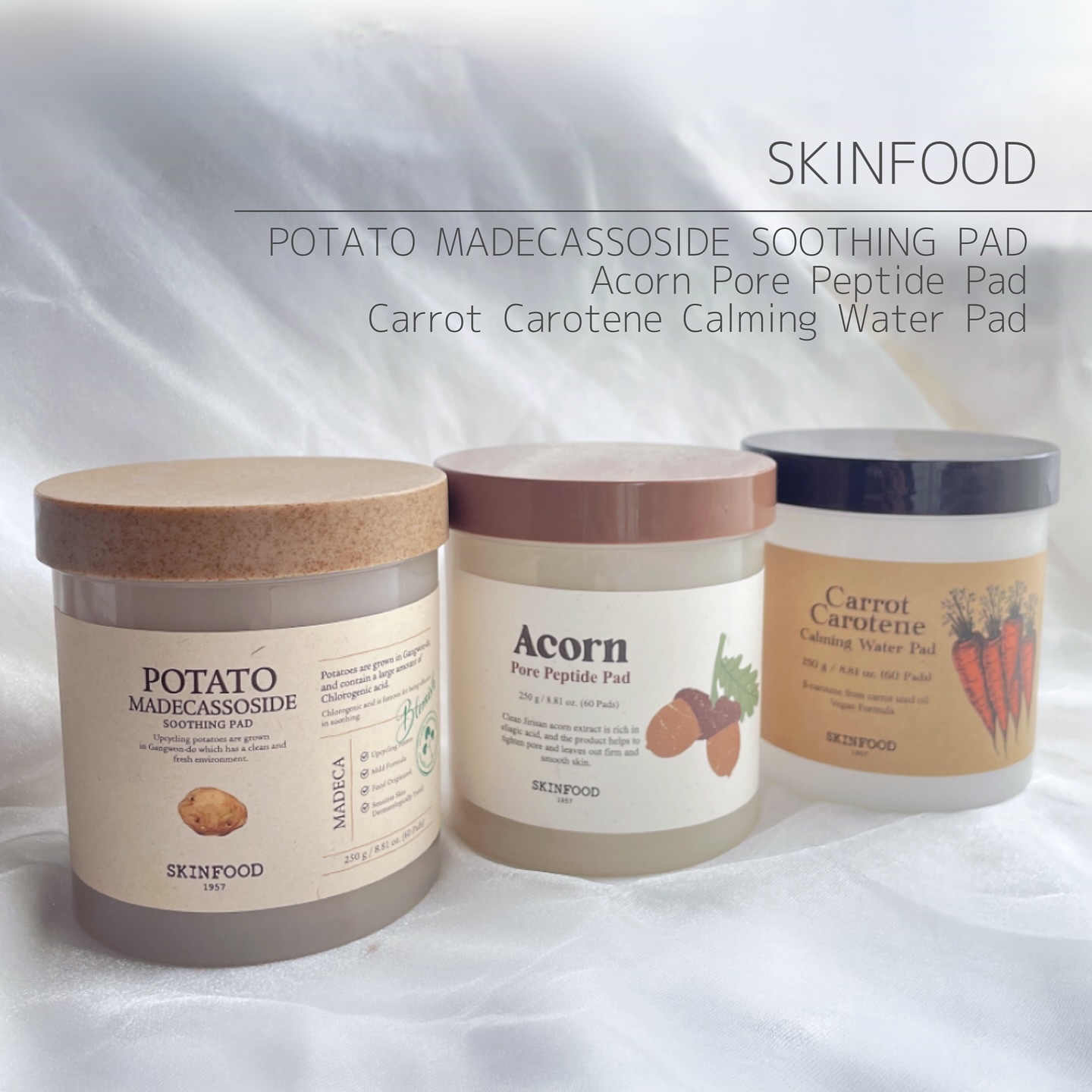 どんぐり ポア ペプチド パッド/SKINFOOD/トナーパッドを使ったクチコミ（1枚目）