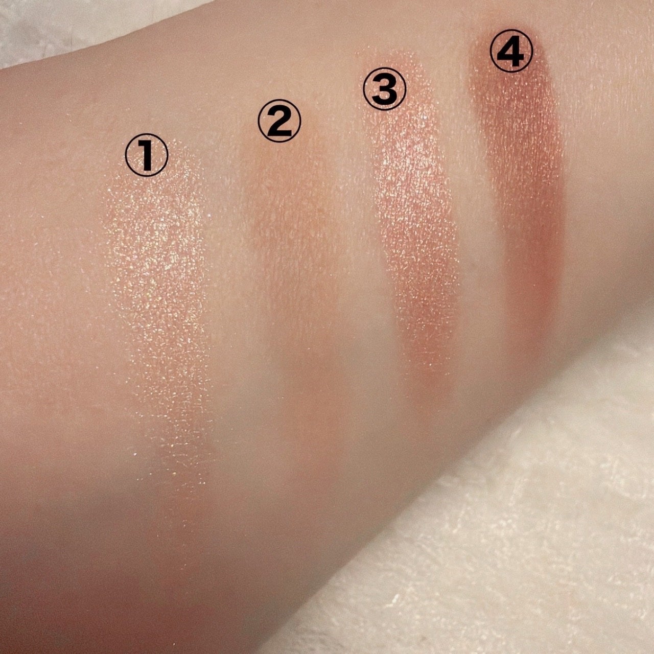 ミニアイシャドウパレット/and us/アイシャドウパレットを使ったクチコミ(3枚目)