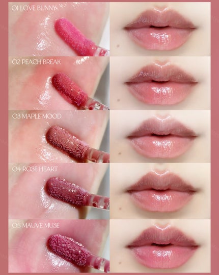 ボリューミングカラーグロス/CandyDoll/リップグロスを使ったクチコミ(4枚目)