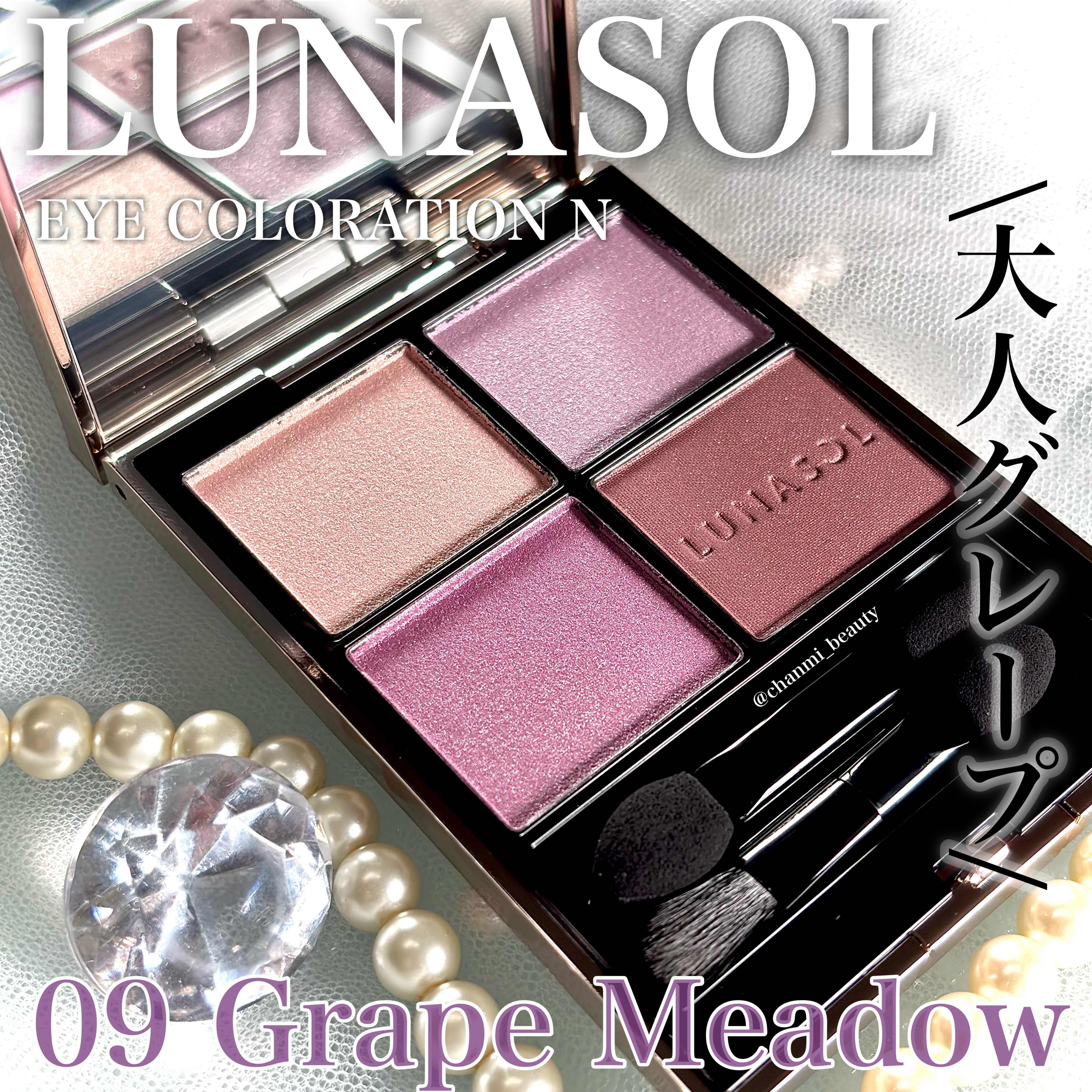 ルナソル アイカラーレーションN/LUNASOL/アイシャドウパレットを使ったクチコミ（1枚目）