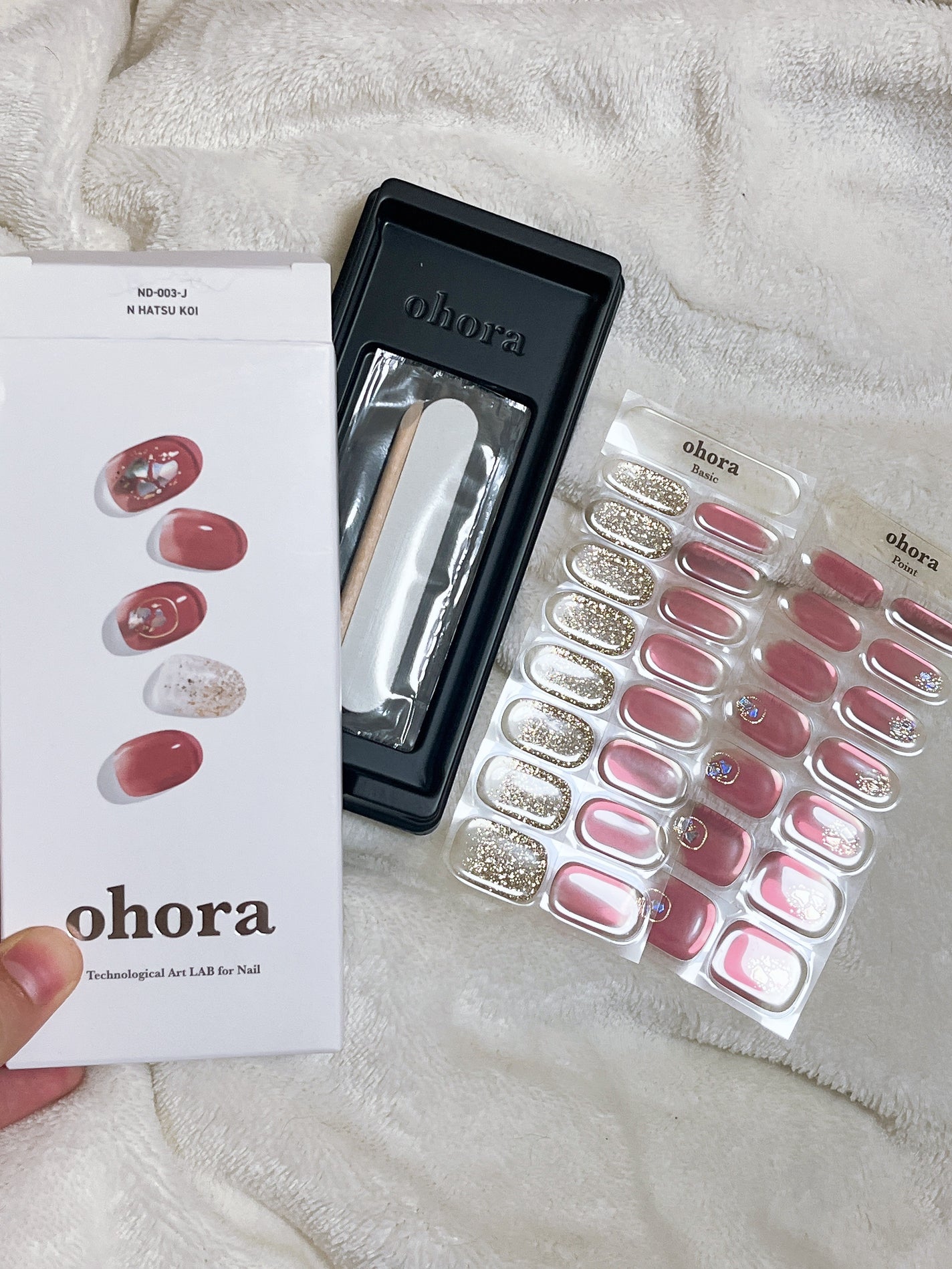 セミキュアジェルネイル(ハンド)/ohora/ネイルシールを使ったクチコミ(3枚目)