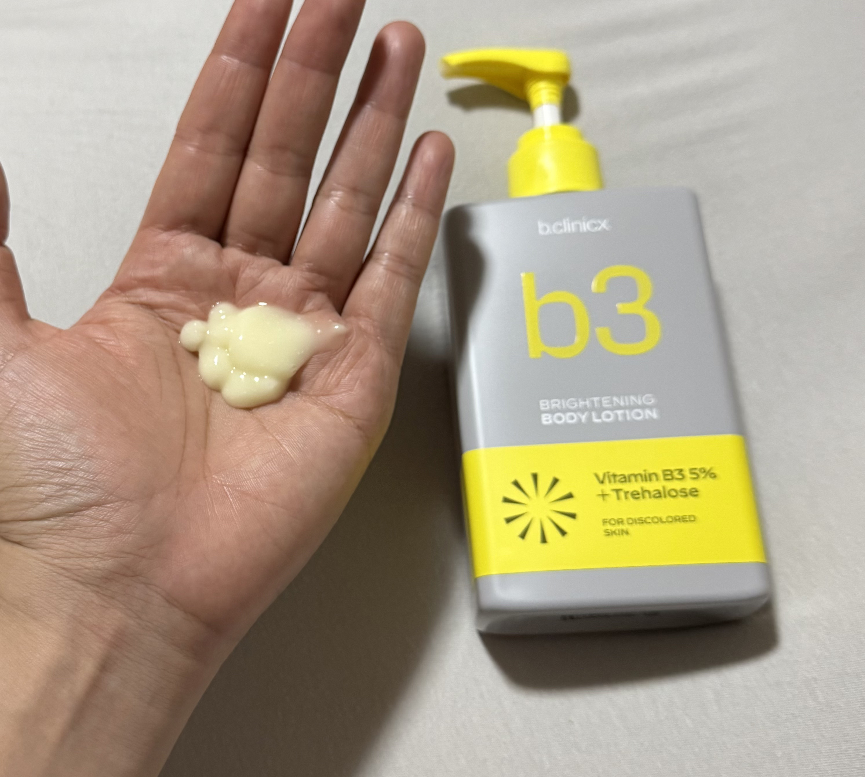 ナイアシンアミド 5% ボディローション/b.clinicx/ボディローションを使ったクチコミ（2枚目）