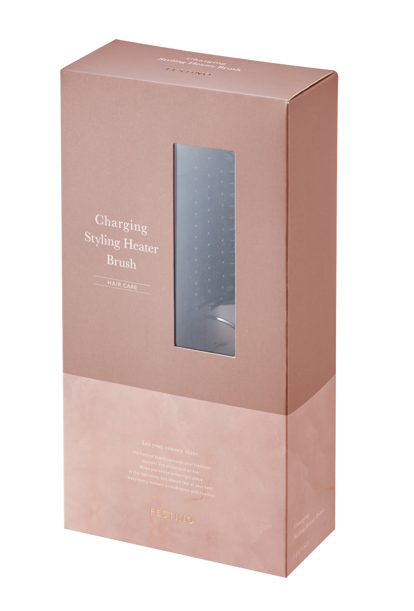 充電式 スタイリング ヒーターブラシ SMHB-049-SBR