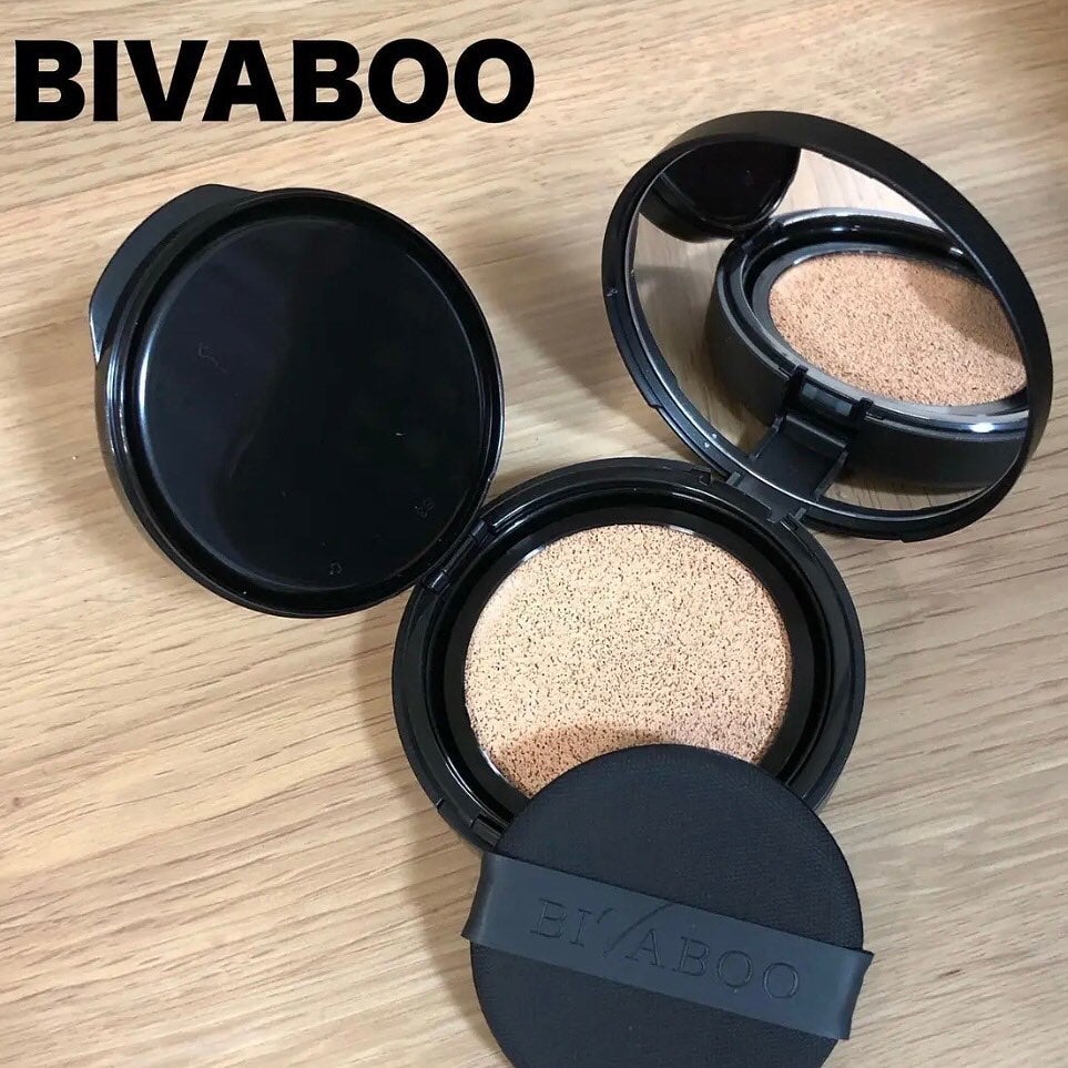 ベルベットジュエルクッション/BIVABOO/クッションファンデーションを使ったクチコミ(1枚目)